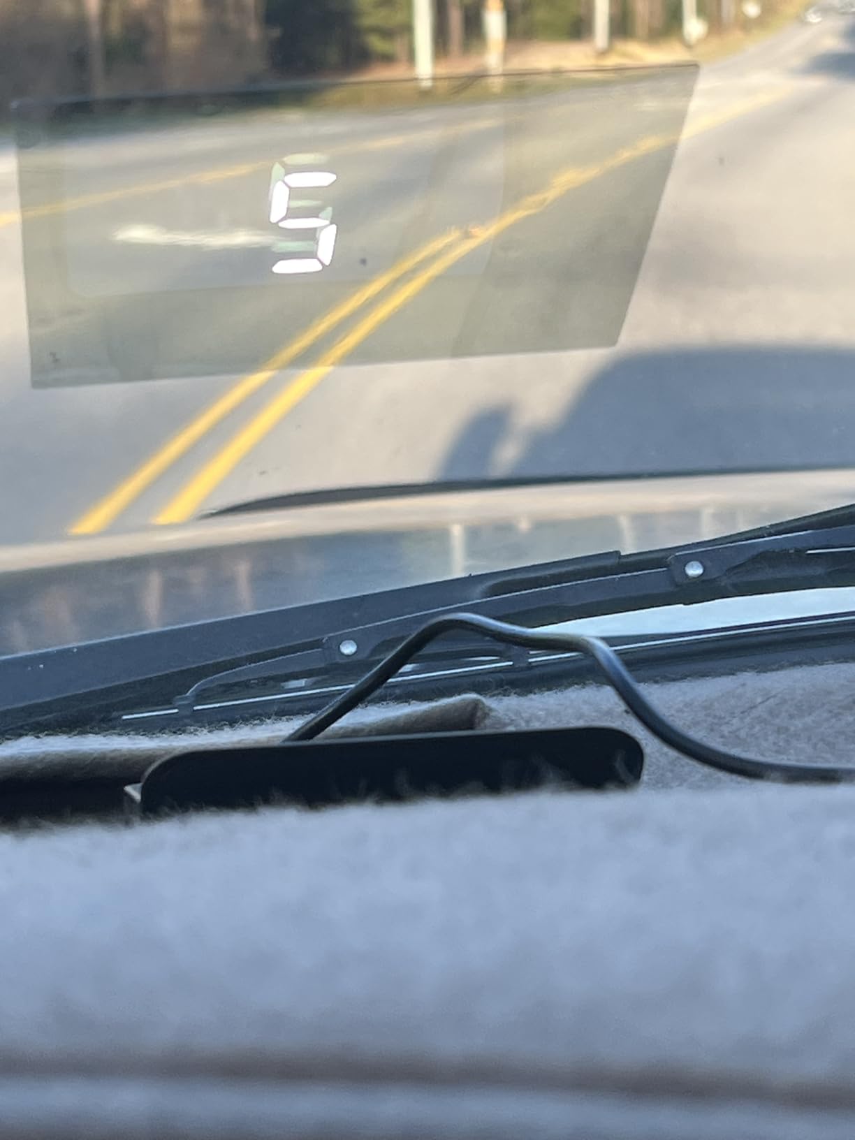 Windshield Heads Up Display for Car MAIMEIMI Digital Speedometer for Car HUD GPS Speedometer MPH with Travel Direction, Overspeed Alarm & Fatigue Driving Alarm for All 5V Vehicles customer photo 1