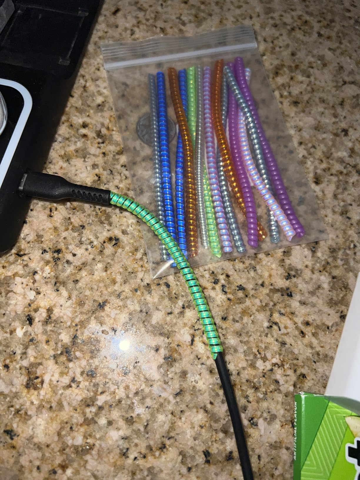 16 Pcs Cochlear Implant Cable Wrap Colorful Twist Protector Helps Protect and Strengthen Wires, Enhance Service Life, Make Beautiful customer photo 2