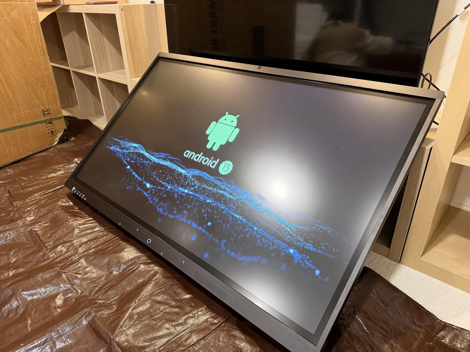 75'' Smart Board, 4K UHD Interactive Touchscreen Whiteboard, Android13 8+128GB Wireless Smartboard for Classroom Home Office Studio customer photo 2