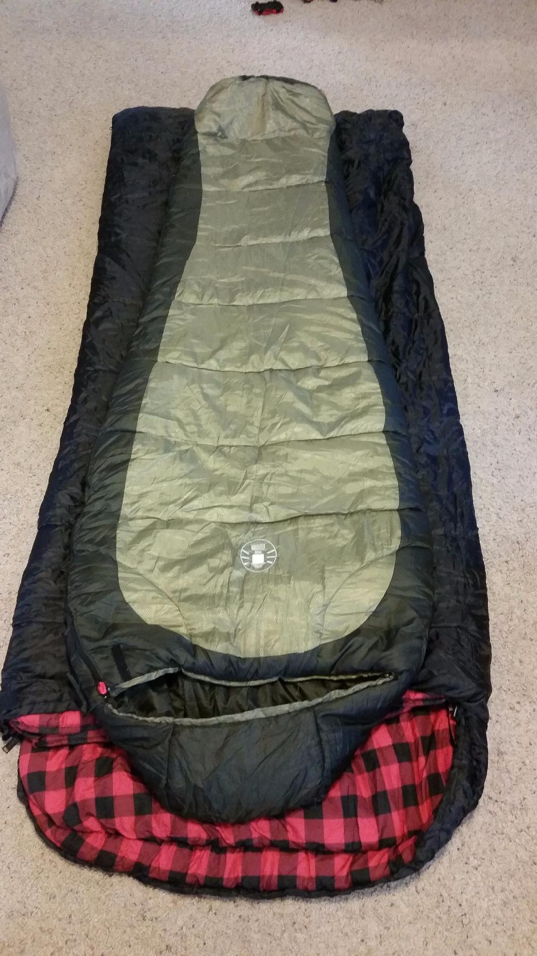 Coleman North Rim 0°F Big & Tall Sleeping Bag, Cold-Weather Mummy Sleep Sack with No-Snag Zipper & Adjustable Hood for Warmth & Ventilation, Large Camping Sleeping Bag customer photo 1