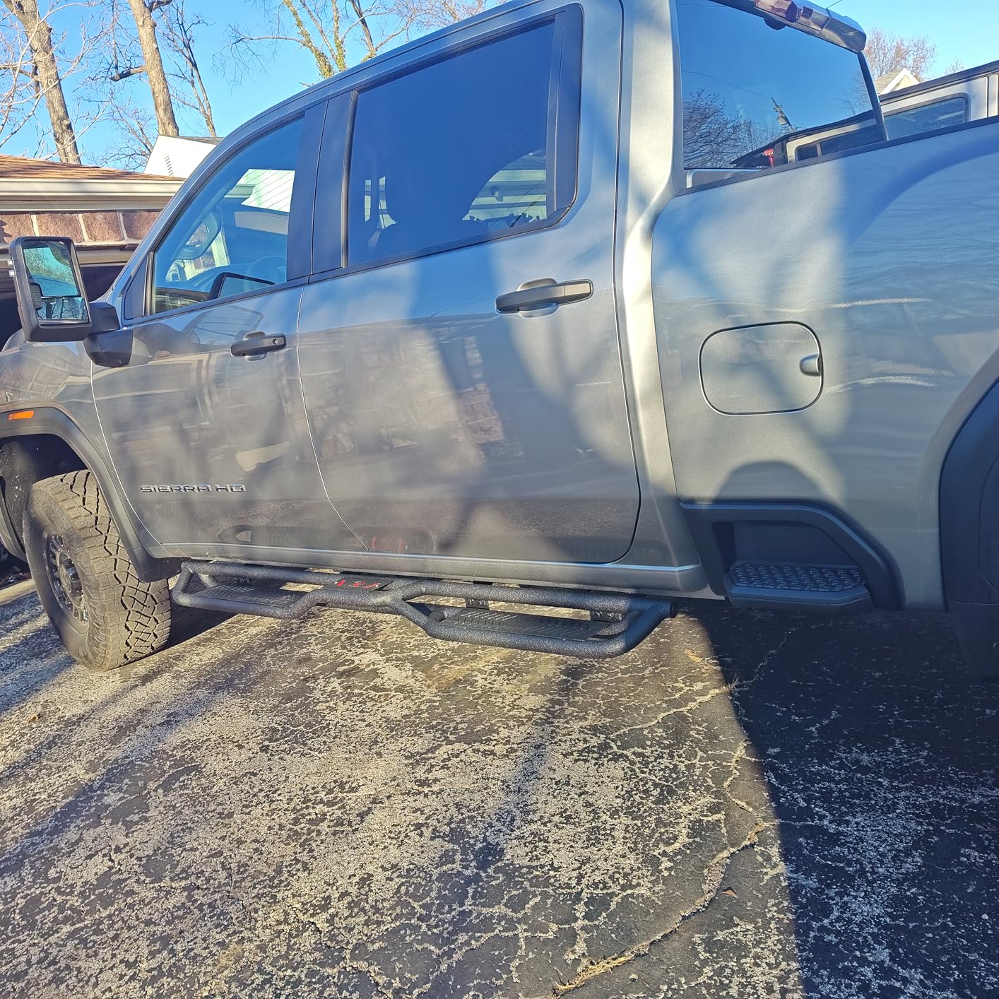 YZONA Crew Cab Running Boards Side Steps Compatible with 2019-2026 Chevy Silverado & GMC Sierra 1500, 2020-2026 Chevrolet Silverado/GMC Sierra 2500 HD 3500 HD CrewCab (Excl 2019 1500 LD/Limited) customer photo 1
