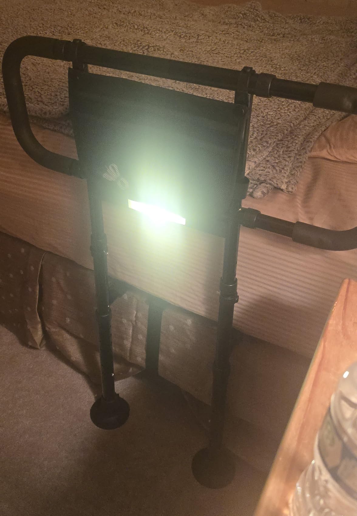 Bed Rails for Elderly Adults Safety, Elderly Assistance Products, Bed Rails for Seniors with Non-Slip Handles, Motion Sensor Light Fits King, Queen, Full, Twin customer photo 1