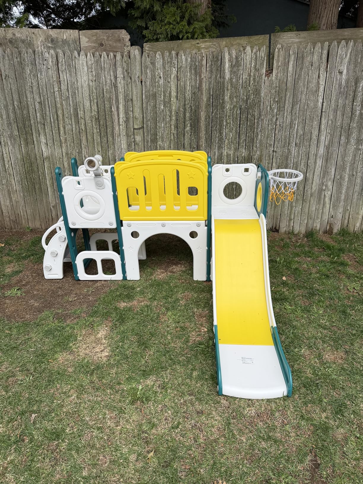 8 in 1 Toddler Slide Set, Kids Slide for Toddlers, Toddler Climber Slide PlaySet with Basketball Hoop,Outdoor Indoor Playground for Toddlers Upgraded customer photo 2
