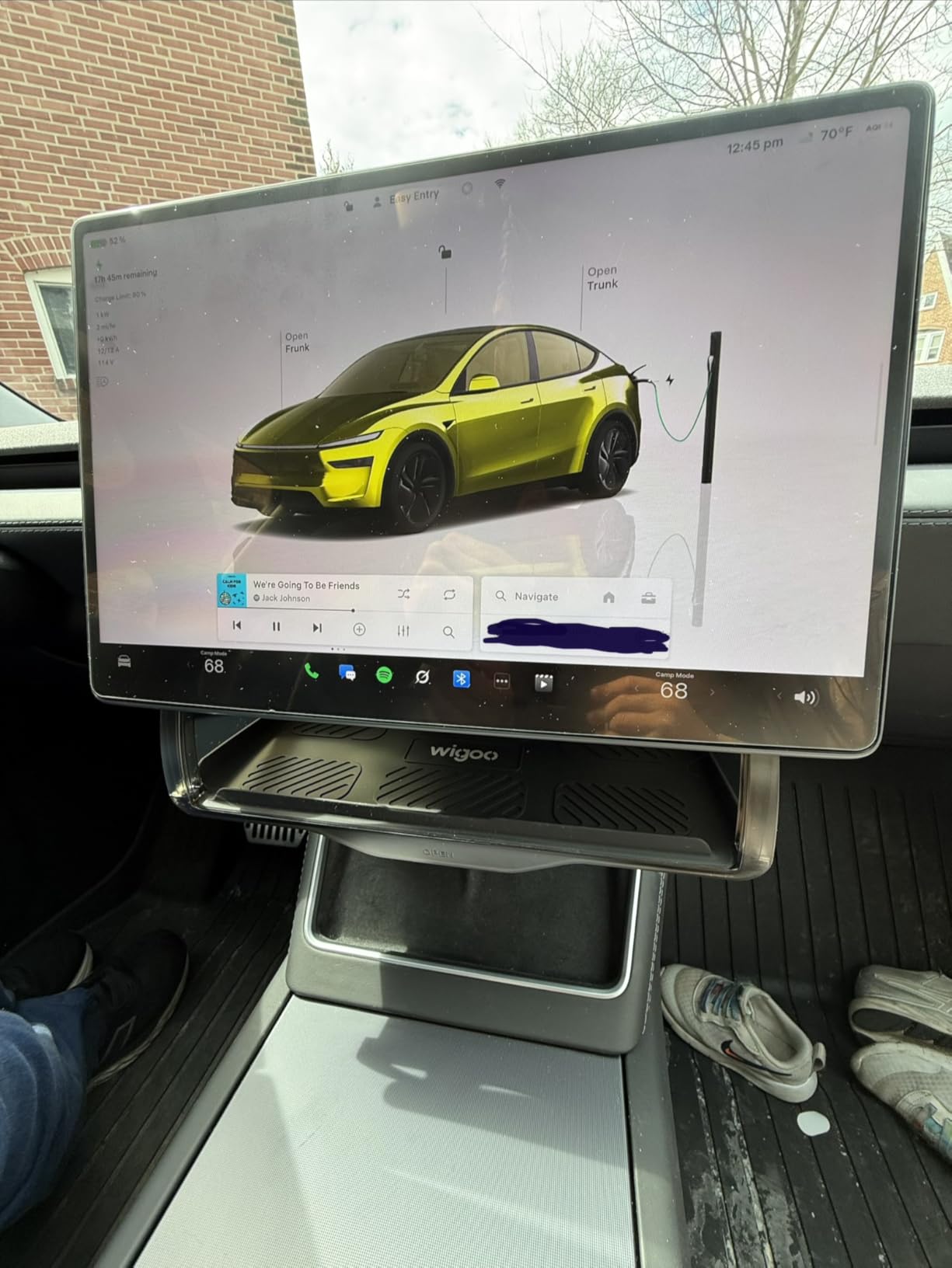 Wigoo Under Screen Organizer for Model Y 2019~2026, Including Model Y Juniper 2025~2026 (Standard, Premium & Performance), Concealed Center Console Organizer Tray, Quick & Stable Installation customer photo 2
