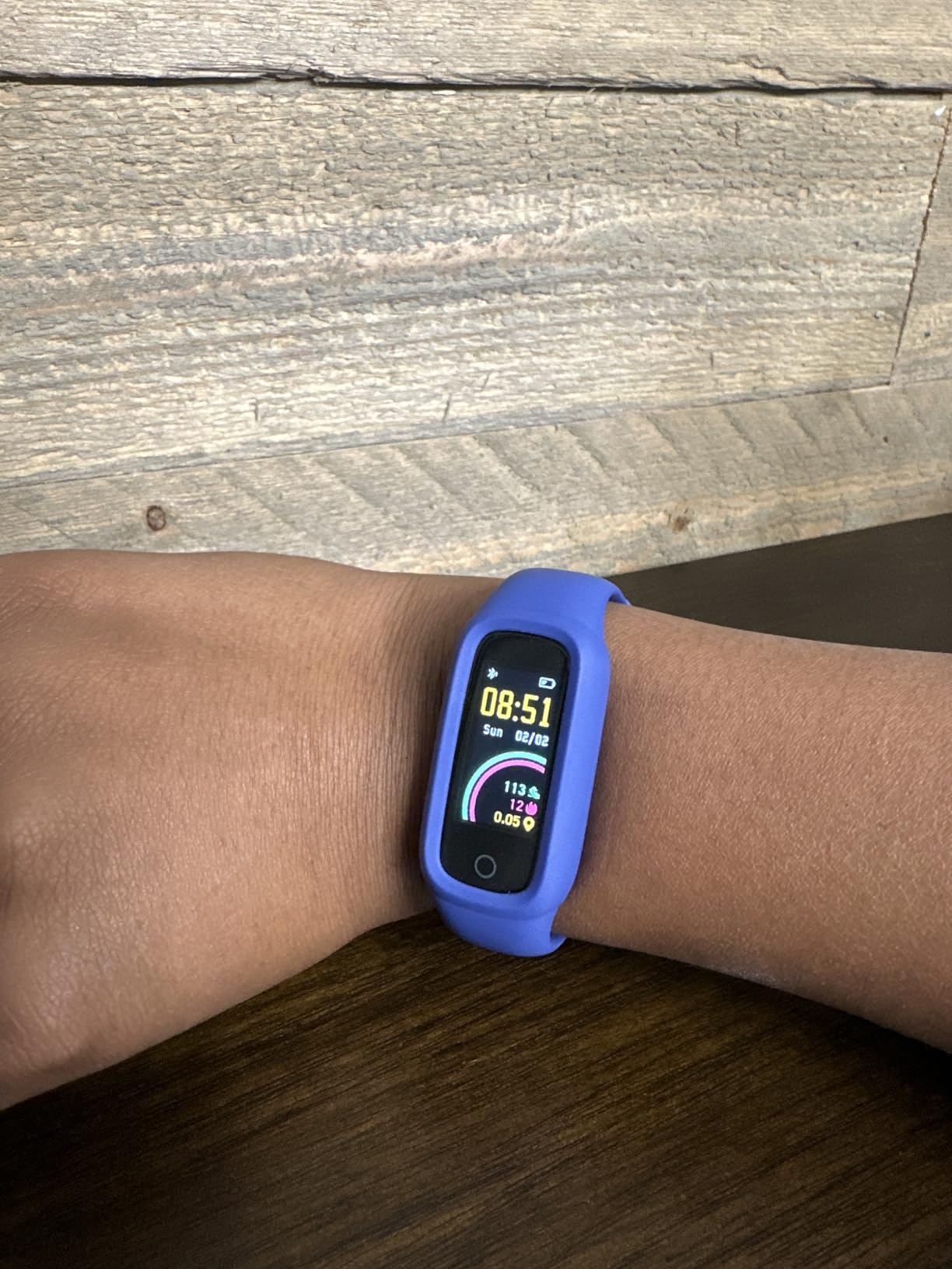 BIGGERFIVE Vigor 2 L Kids Fitness Tracker Watch for Boys Girls Ages 5-15, Activity Tracker, Heart Rate Sleep Monitor, IP68 Waterproof, Pedometer, Calorie Step Counter Watch, Blue customer photo 2