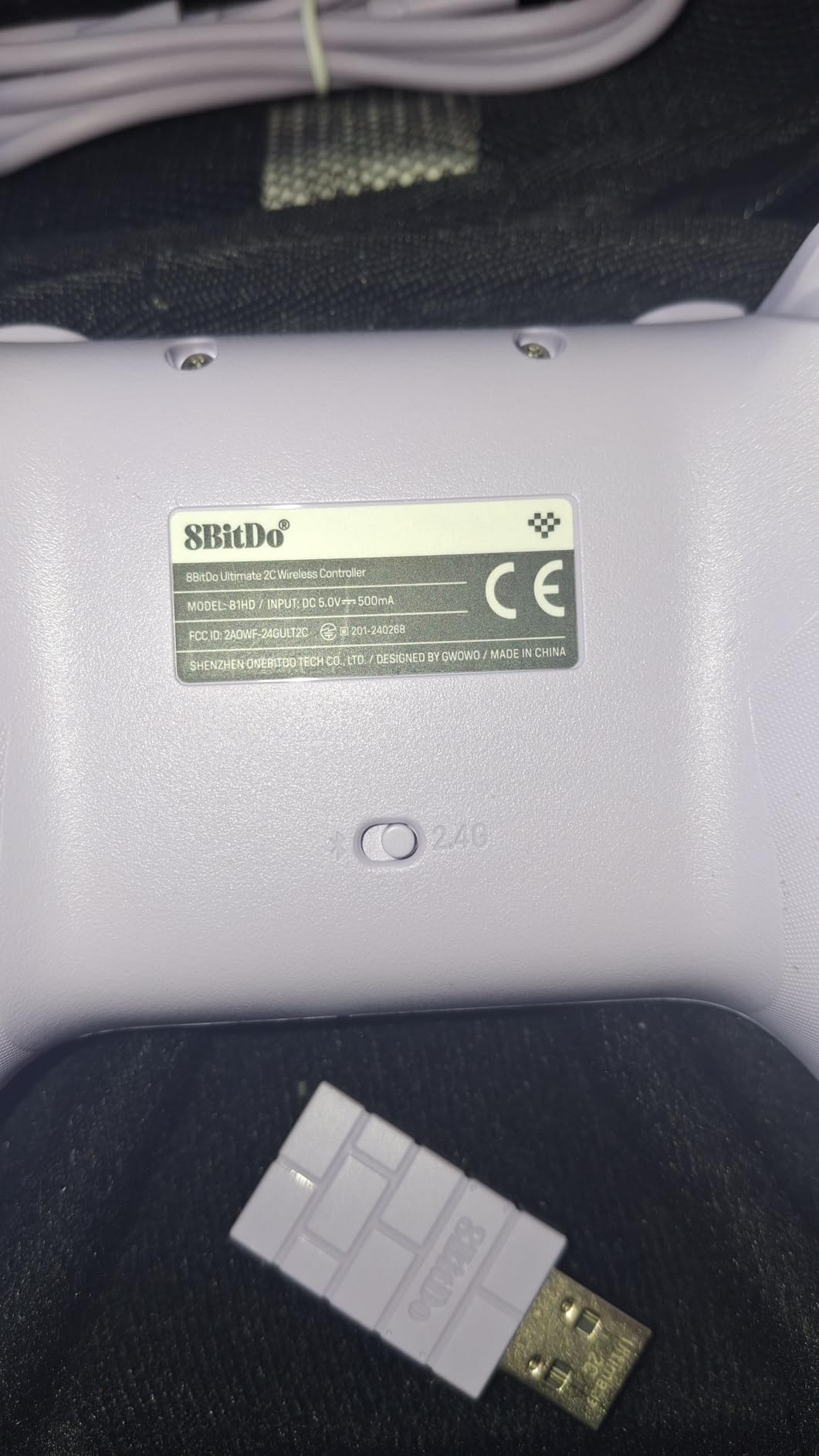 8BitDo Ultimate 2C Wireless Controller for Windows PC and Android, with 1000 Hz Polling Rate, Hall Effect Joysticks and Triggers, and Remappable L4/R4 Bumpers (Purple) customer photo 2