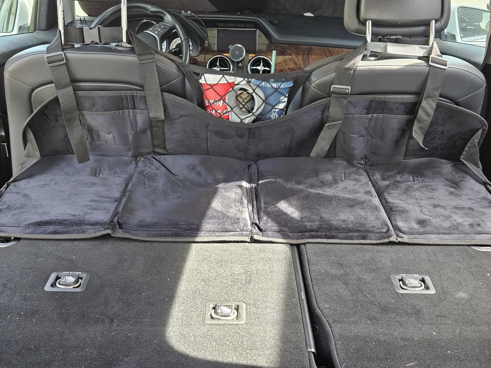 (Black) Car Camping Essentials,Increase Cargo Car Bed Space,Mattress Accessories for SUV with Flate Trunk,Tesla Model Y,RAV4,CRV,X-Trail,Outback,Highlander,Kuga,Tiguan,Cherokee,Equinox,Explorer customer photo 2