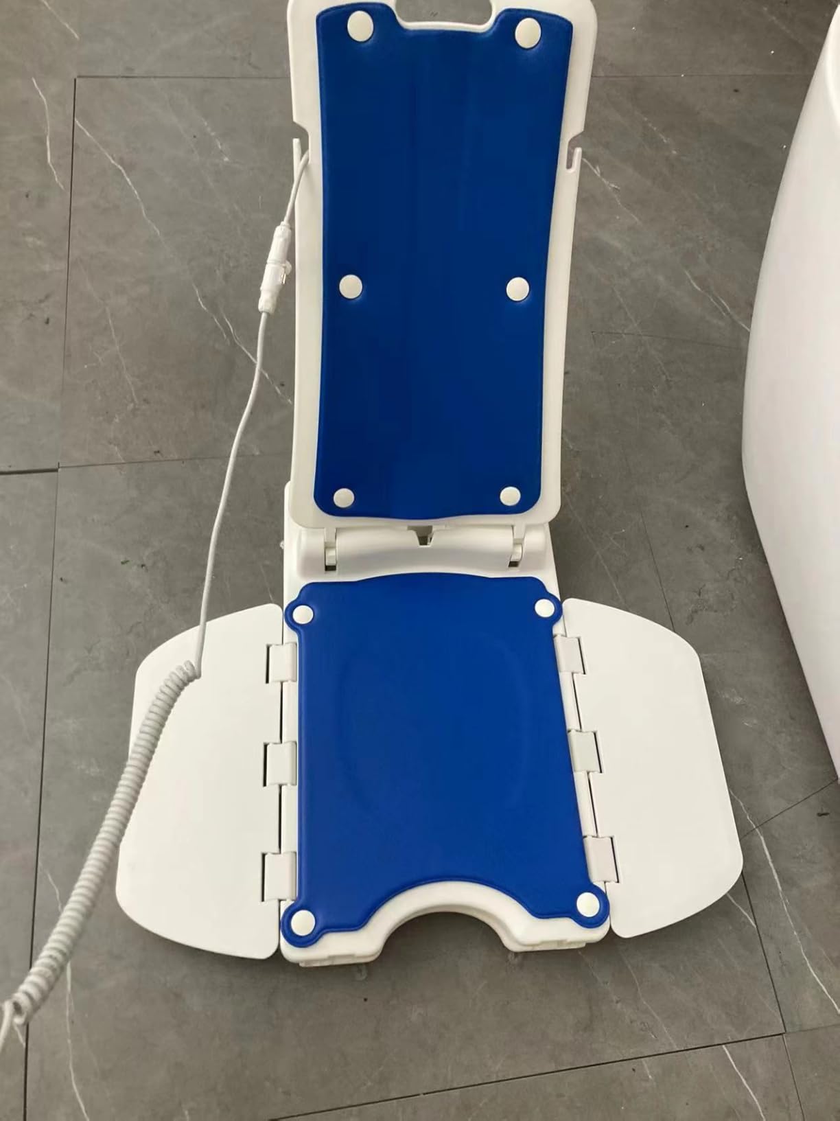 Electric Chair Lift, FSA & HSA Eligible, Up to 20inch Floor Lift for Elderly Falls, IP68 Waterproof Bath Tub Lift for Seniors, Up to 300lbs Lift Chair, for Home Floor Bathtub, 2nd Gen Version customer photo 3