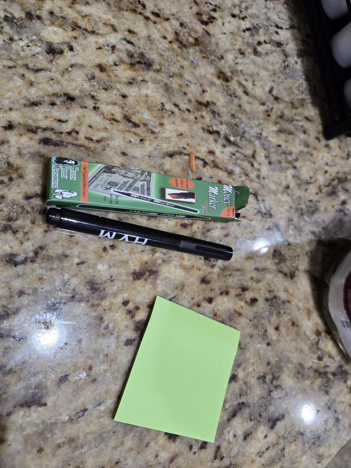 HVM Counterfeit Money Detector Pen (2 Counterfeit Pens) - Money Marker Bill Detector Pen with Upgraded Chisel Tip - Detect Fake Bills, Universal False Currency Checker Pack customer photo 1