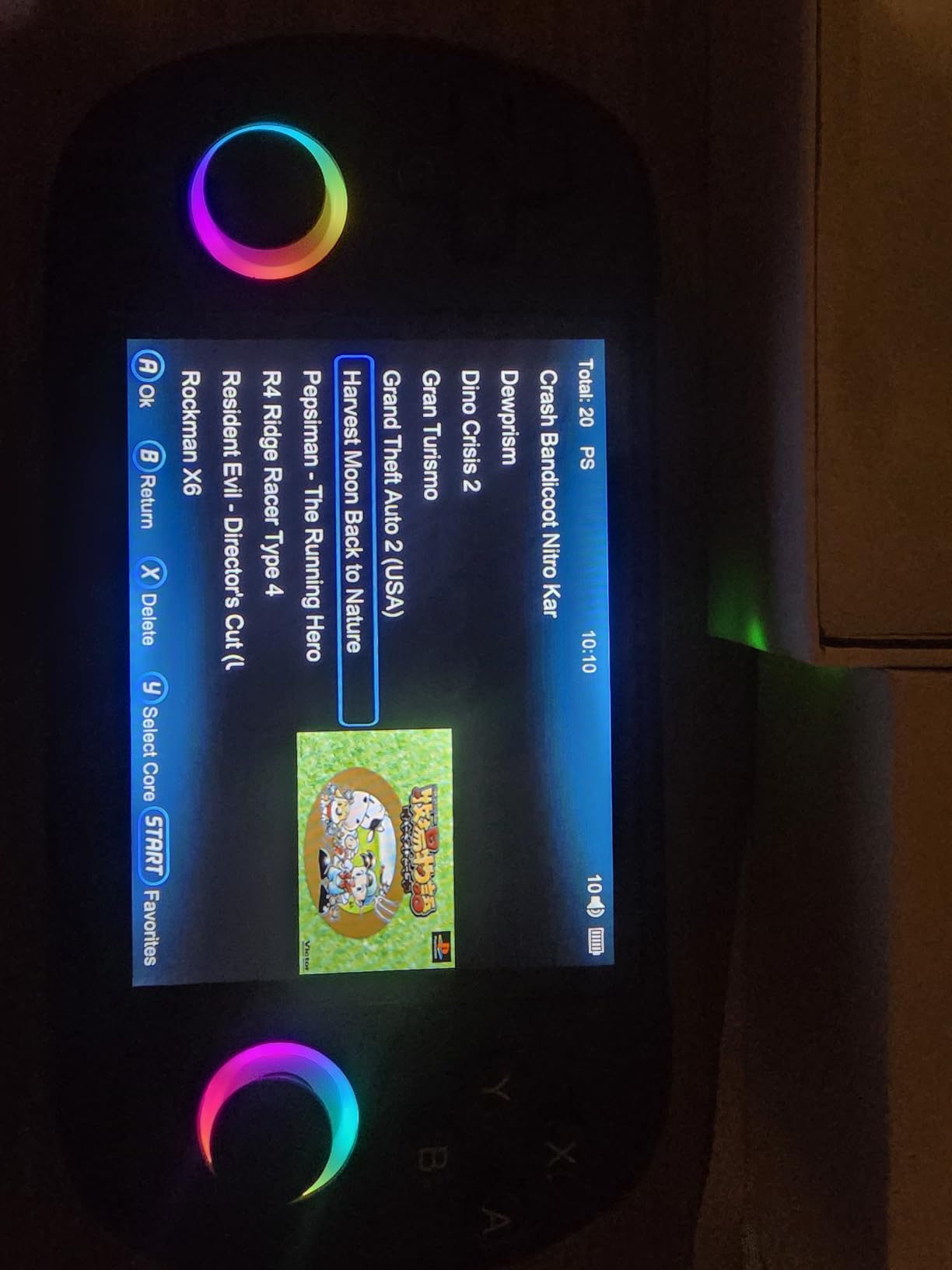 RG40XX H Retro Handheld Game Consoles RG40XXH Retro Gaming Console 64 TF Card Preloaded Games 5000+ Portable Gaming Console Linux 64-bit System 4.0'' IPS Screen WiFi Bluetooth HD and TV Output Black customer photo 2