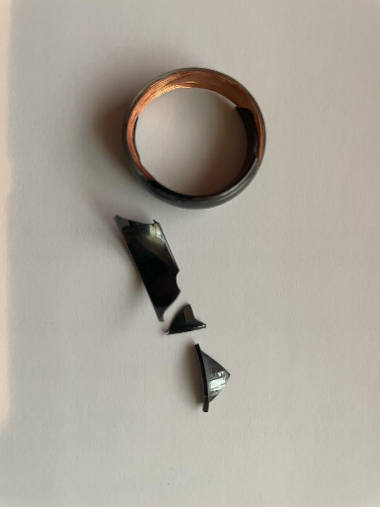 RFID Rewritable T5577 Chip Black or White epoxy Ceramic Smart Finger Ring for Replication 125kHz Access Key Card customer photo 3
