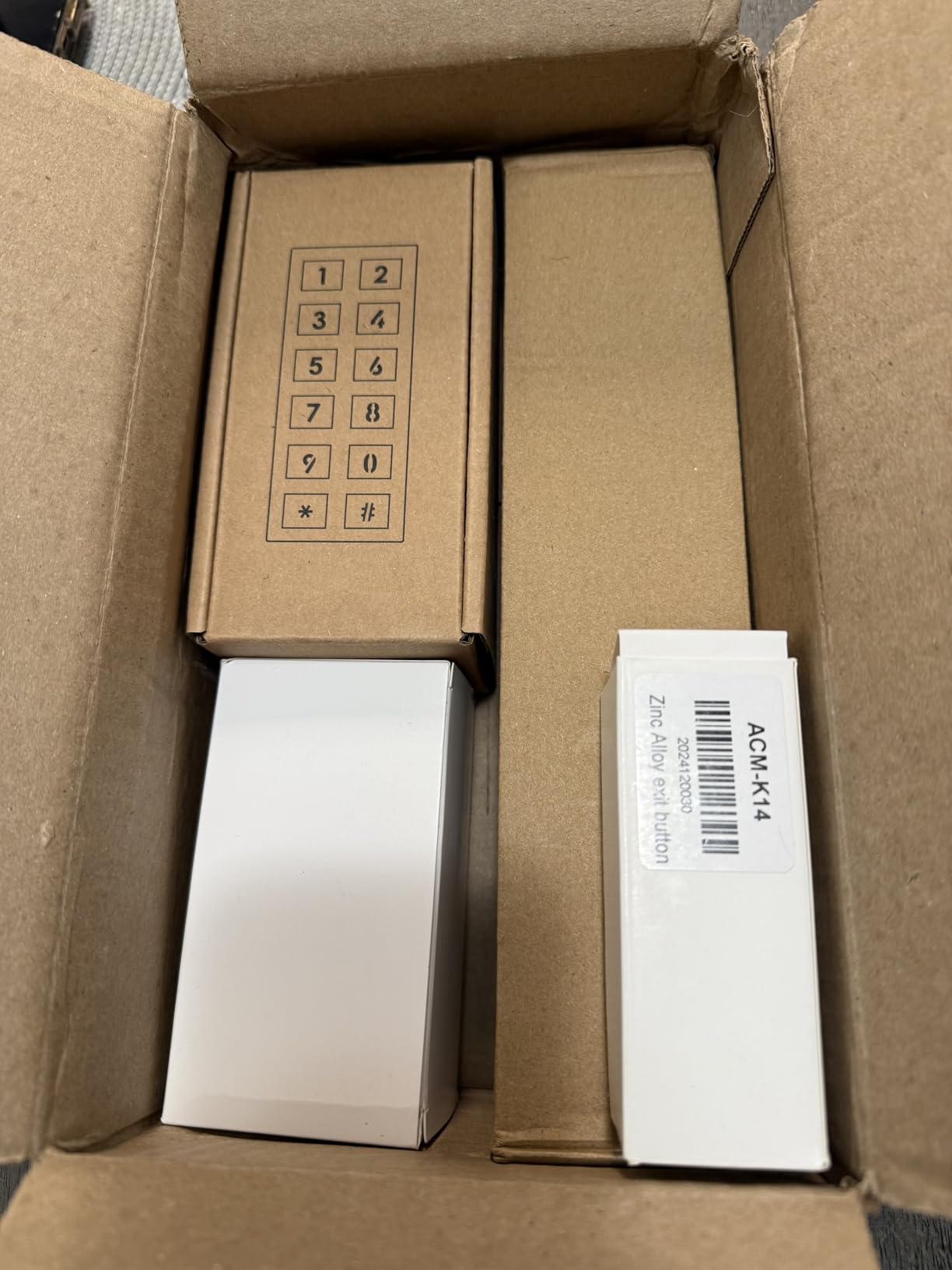 Stainless Waterproof Door Access Control System Kit, 300kg/660lbs Force Electric Magnetic Door Lock Kit with RFID Keypad/Reader Home Security System 10 Keyfobs 110V Power Supply Metal Exit Button customer photo 2