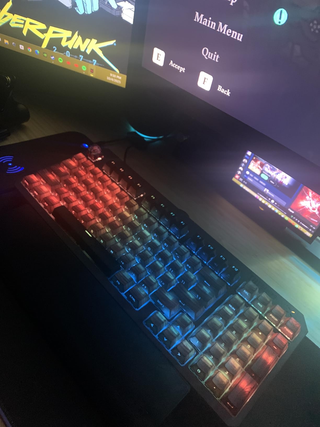 ASUS TUF Gaming K3 Gen II Wired USB Gaming Keyboard - 97-Key Compact Layout, Optical-Mechanical Red (Linear) Switches, PBT Keycaps, Detachable Top Plate, IP57 Waterproofing, PC/Mac Support - Black customer photo 2