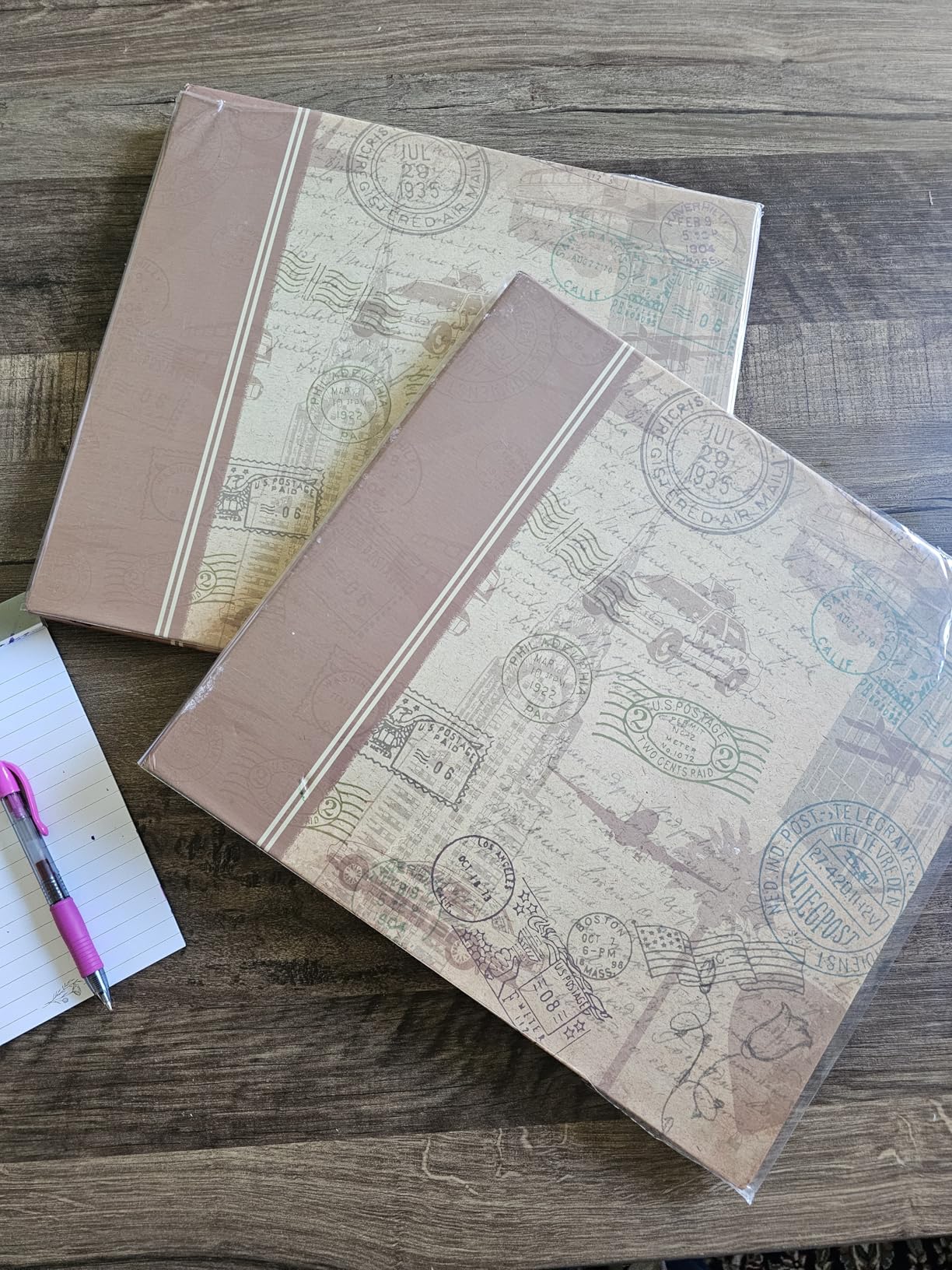 12x12 Fabric Scrapbook, Blue Fog customer photo 1
