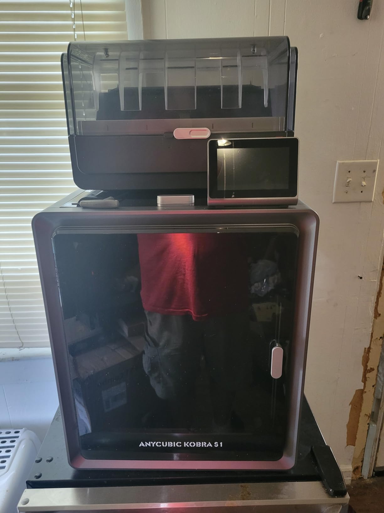 Kobra S1 Combo Multicolor 3D Printer with Anycubic ACE PRO, 4 Multicolor, Drying and Printing at the Same Time, 600mm/s Fast Speed with 320℃ Hotend, Built-in Camera 44dB Quiet 250*250*250mm customer photo 2