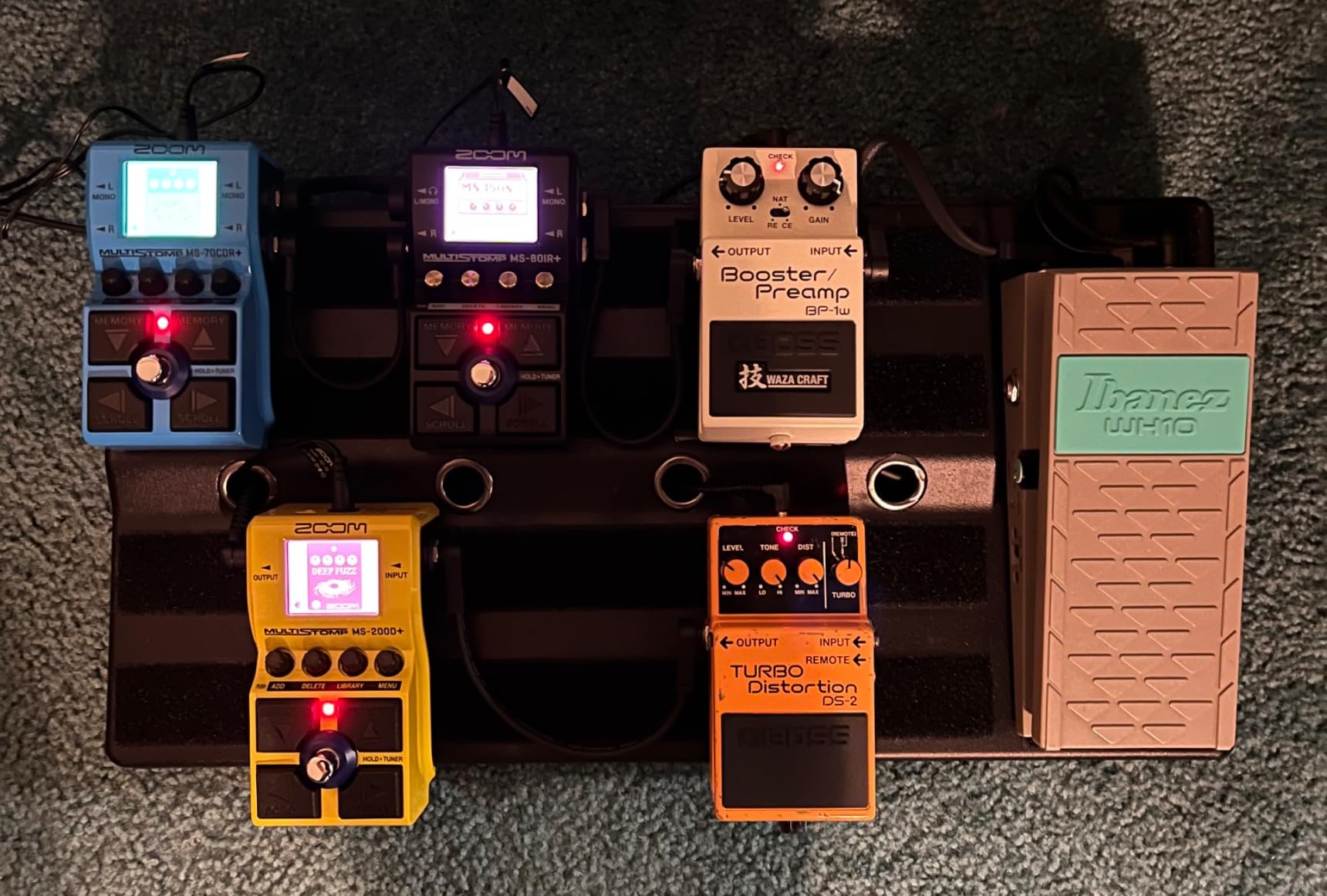 Zoom MS-80IR+ MultiStomp Amp & Cabinet Modeler Pedal with 23 Amp Models, IR Loader, Noise Gates, EQ, Delay Effects, Headphone Output, Tuner & Battery Power customer photo 1