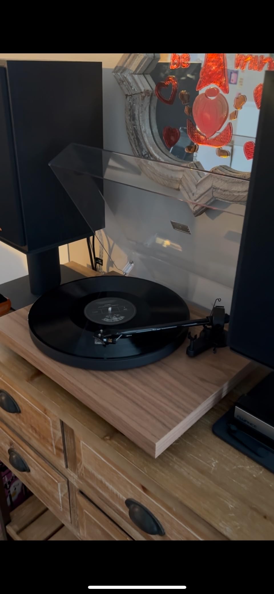 Pro-Ject Debut EVO 2, Next Generation Audiophile Turntable with Carbon Fiber tonearm, Electronic Speed Selection and pre-Mounted Pick it MM EVO Cartridge, Made in Europe (Black Satin) customer photo 1