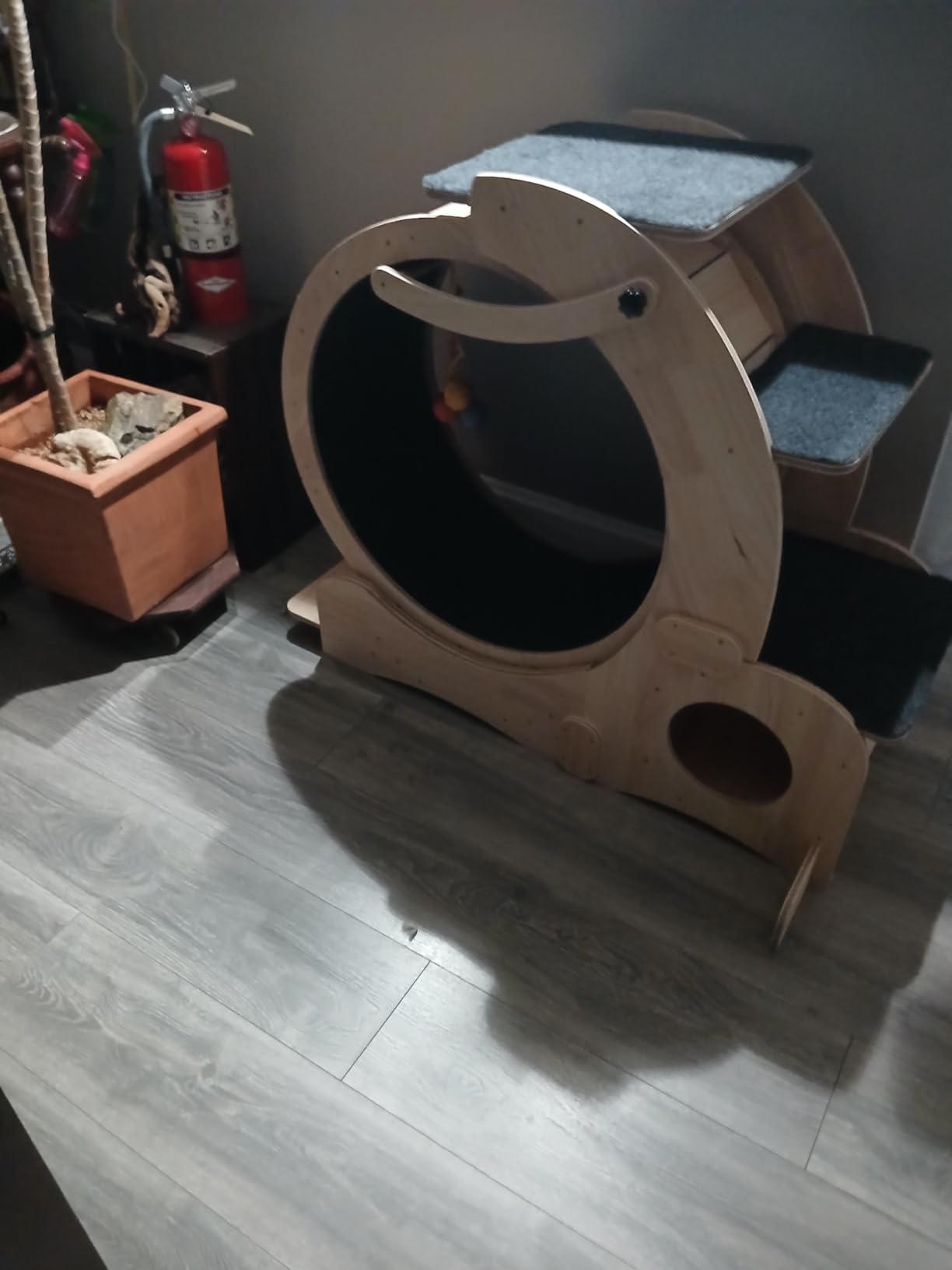 Cat Wheel 7-in-1 Upgraded Exercise Treadmill for Indoor Cats with Silent Running Wheel customer photo 2