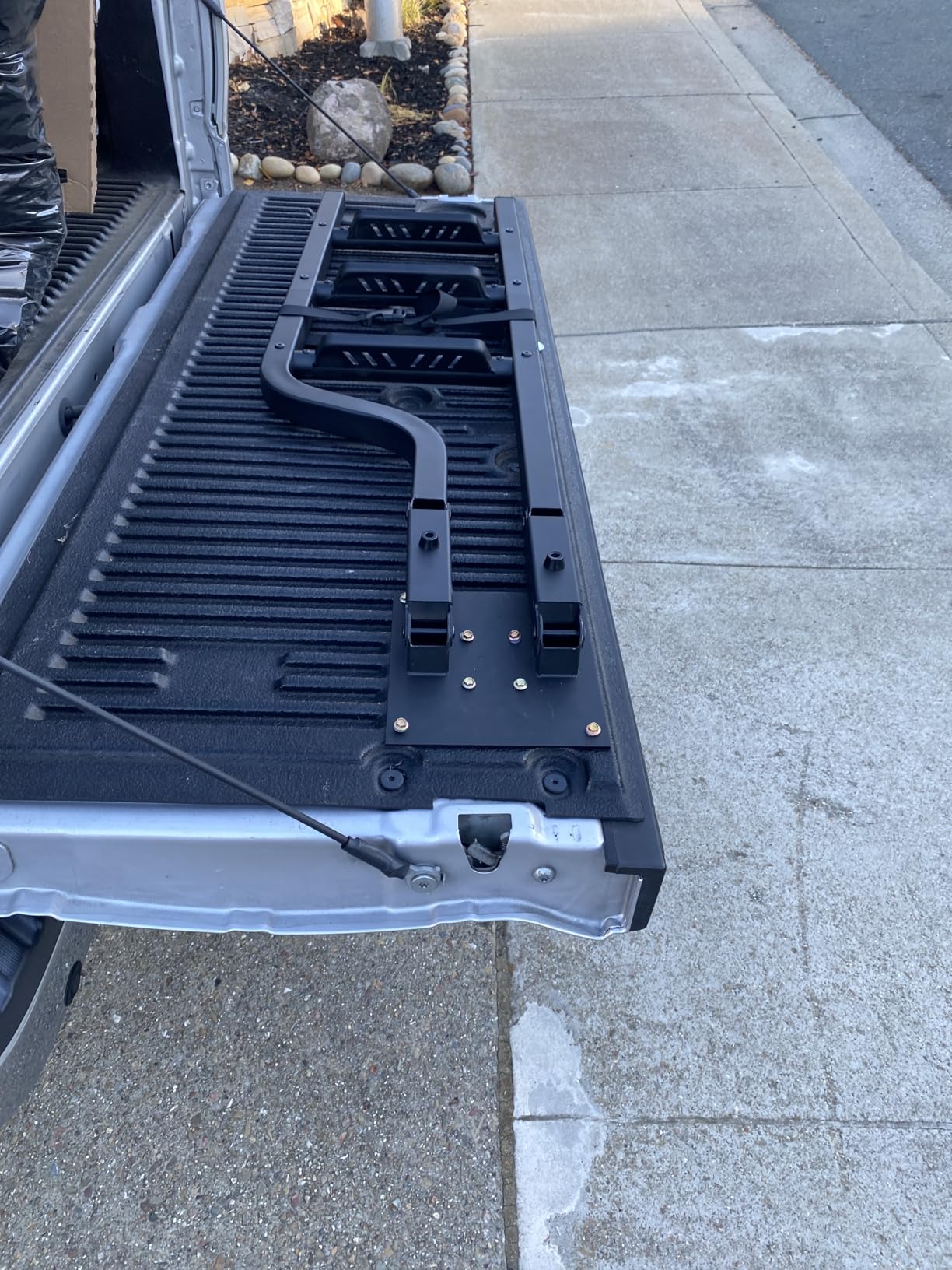 KEWISAUTO Foldable Pickup Truck Tailgate Ladder, 42