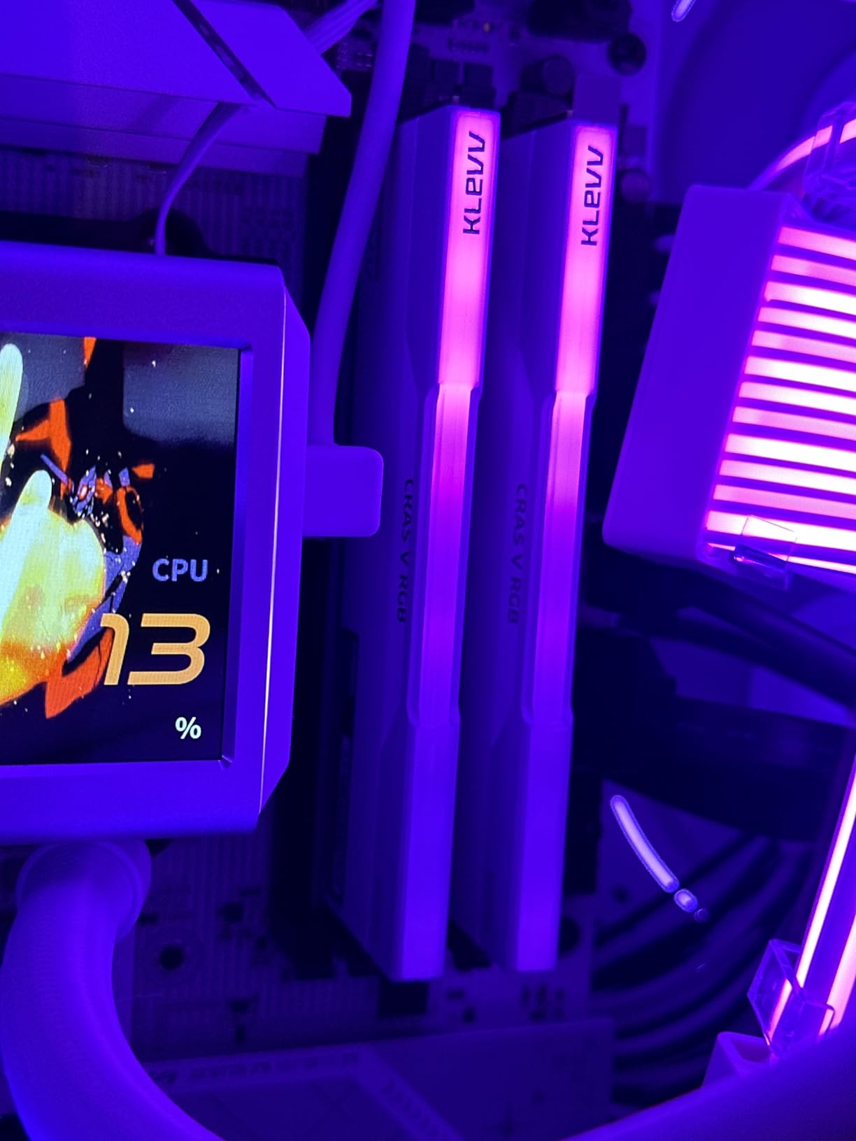 KLEVV CRAS V RGB DDR5 48GB (2x24GB) 6400MHz CL32 SK Hynix A-Die 1.35V Gaming Desktop Ram Memory XMP 3.0 / AMD Expo Ready - Black (KD5KGUD80-64A320G) customer photo 1