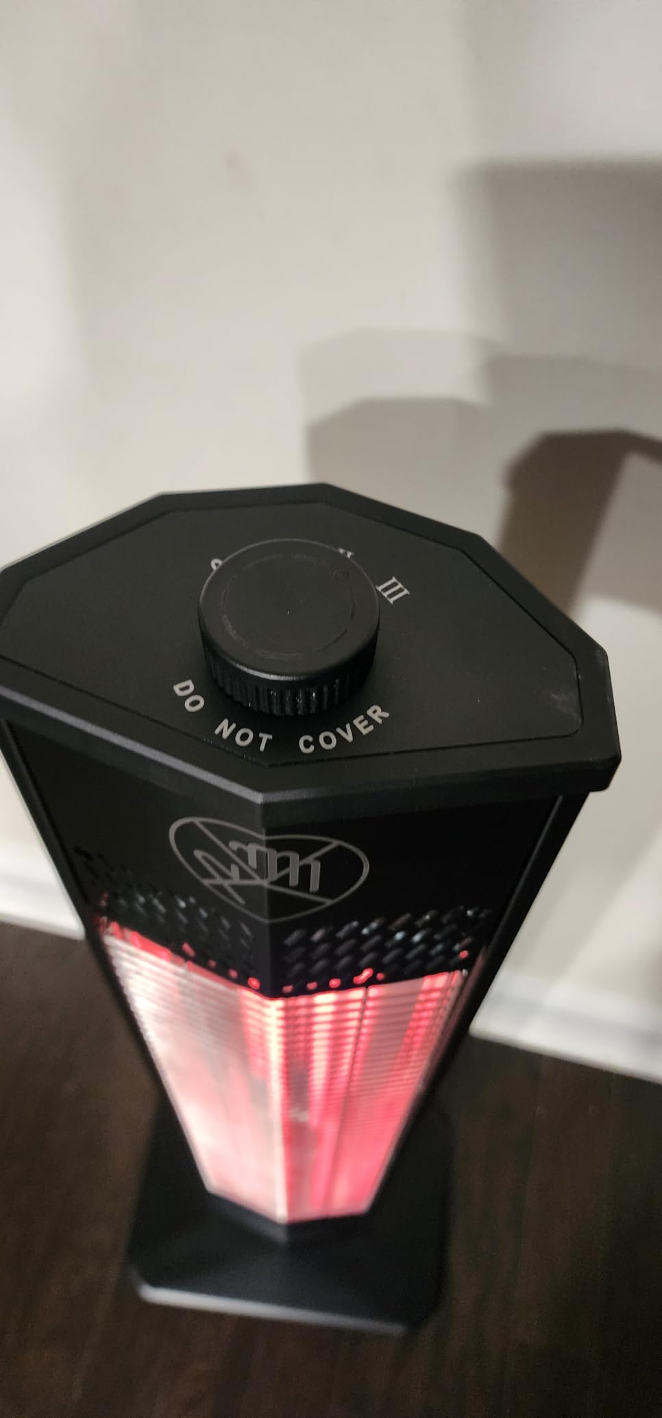Patio Heater for Outdoor Use,1500W Infrared, 36 in Portable Tower Heater, 3 Levels, IPX5 Waterproof, Tip-Over&Overheat Protection for Garage, Indoor, Large Room, Backyard, Home customer photo 2