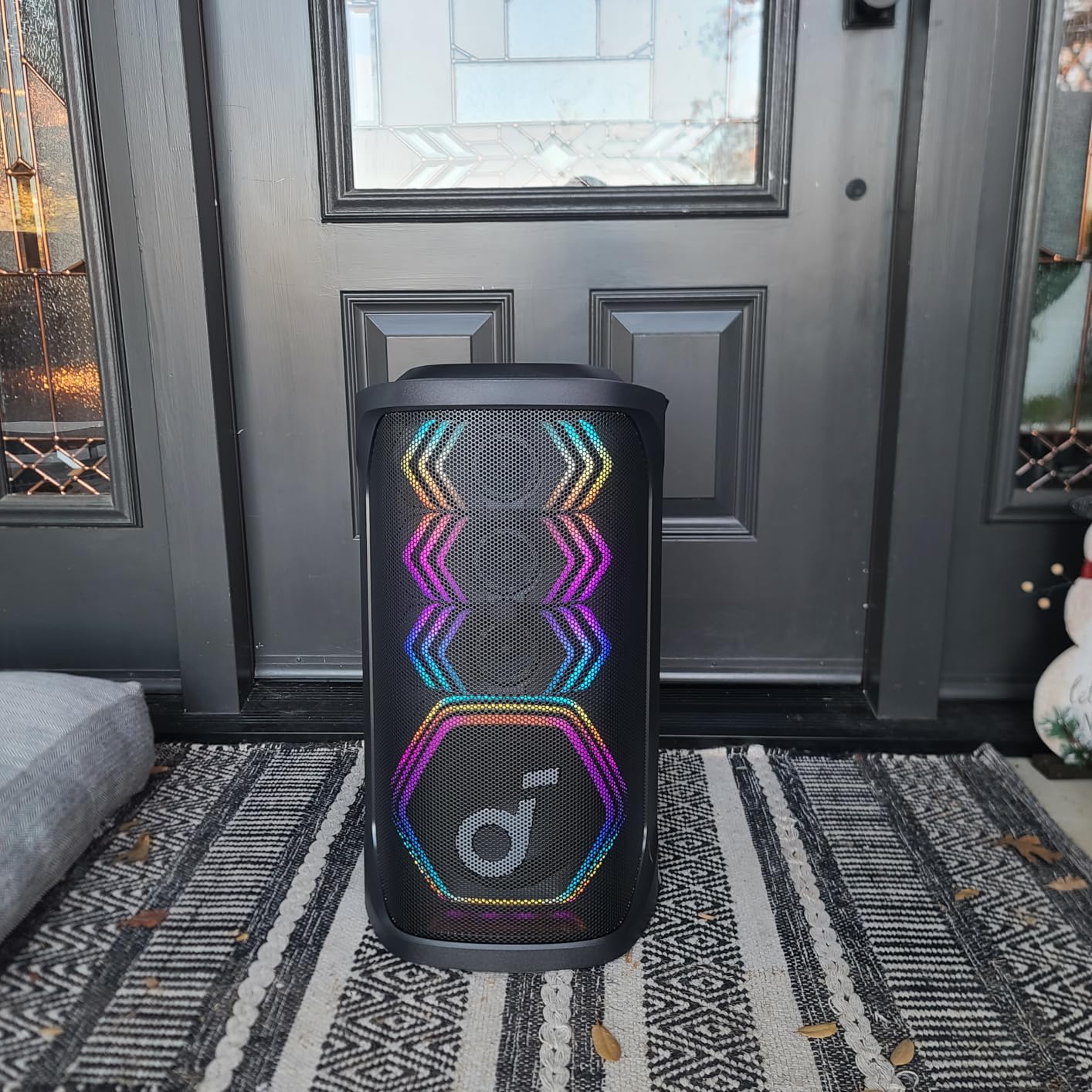 Anker Soundcore Rave 3S AI Party Speaker with 2 Wireless Microphones, 200W Sound, AI Vocal Removal, Reverb, Light Show, 12H Playtime, Portable Bluetooth PA System for Home, Party, or Backyard customer photo 1