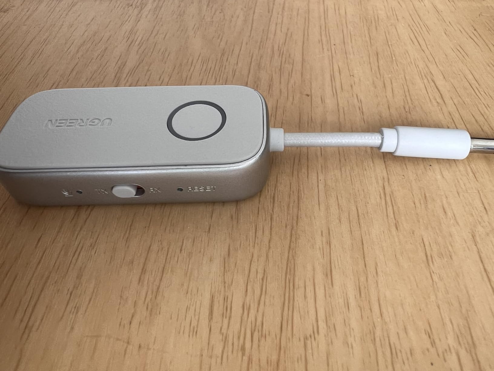UGREEN Airplane Bluetooth 5.4 Transmitter Receiver for 2 Airpods or Headphones, Airplane Travel Essentials 2-in-1 Wireless Bluetooth Adapter, 3.5MM AUX Jack Adapter on Flight, TV, Car Stereo customer photo 1