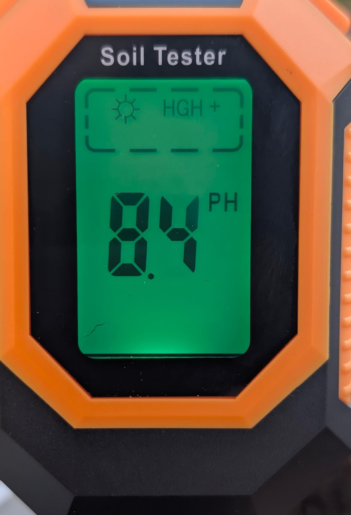 4-in-1 Soil Moisture Meter Digital PH Meter/Soil Moisture/Plant Temperature/Sunlight Intensity, Backlight LCD Display, Soil Test Meter for Garden, Lawn, Plant Care, Farm and Indoor Outdoor Plants customer photo 1