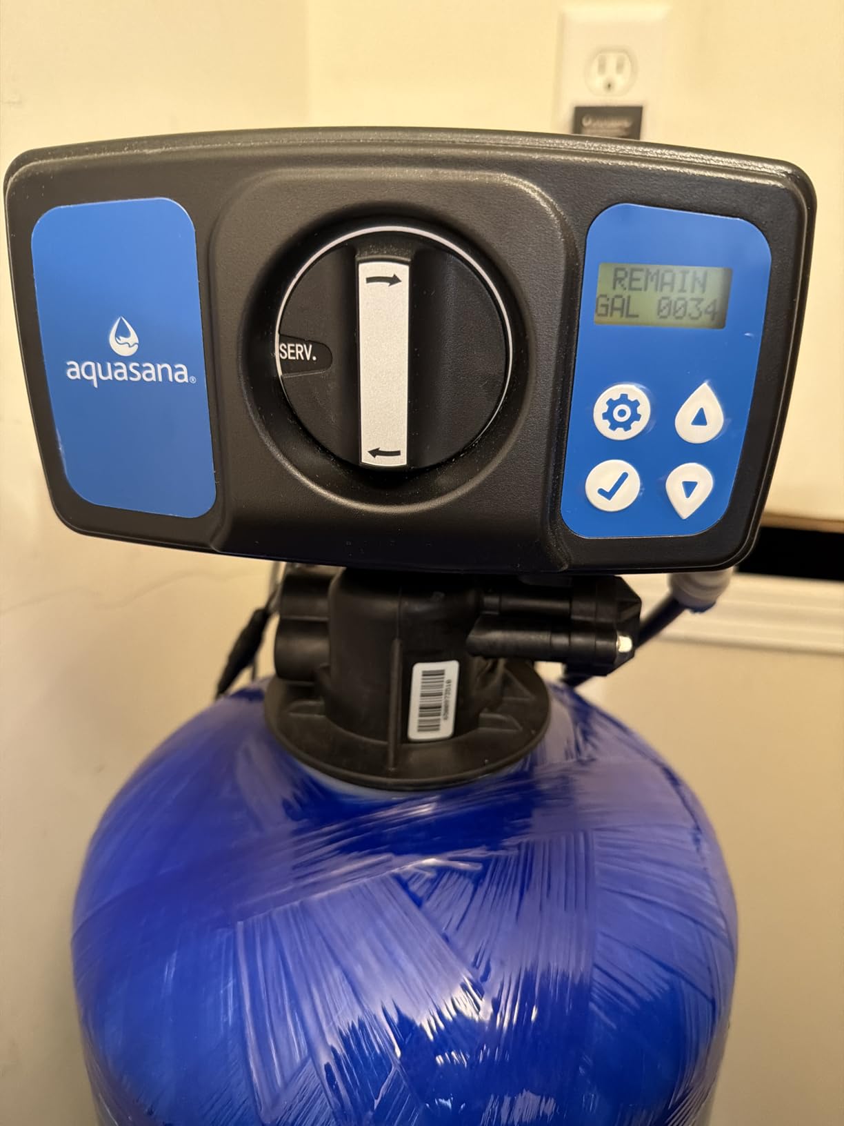 Aquasana SimplySoft 40,000 Grain Water Softener - Whole House Hard Water Reduction - Base Tank & Cabinet System WH-SF40-BASE customer photo 1
