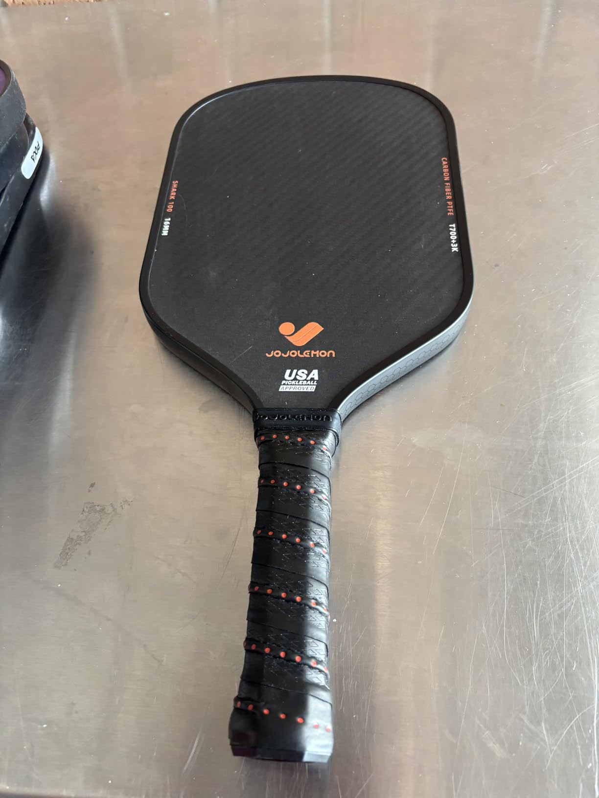Pickleball Paddles, Carbon Fiber Pickleball Paddle with a 16mm Shark Power Polymer Core, The Pickleball Rackets Designed for Ultimate Spin & Consistency customer photo 1