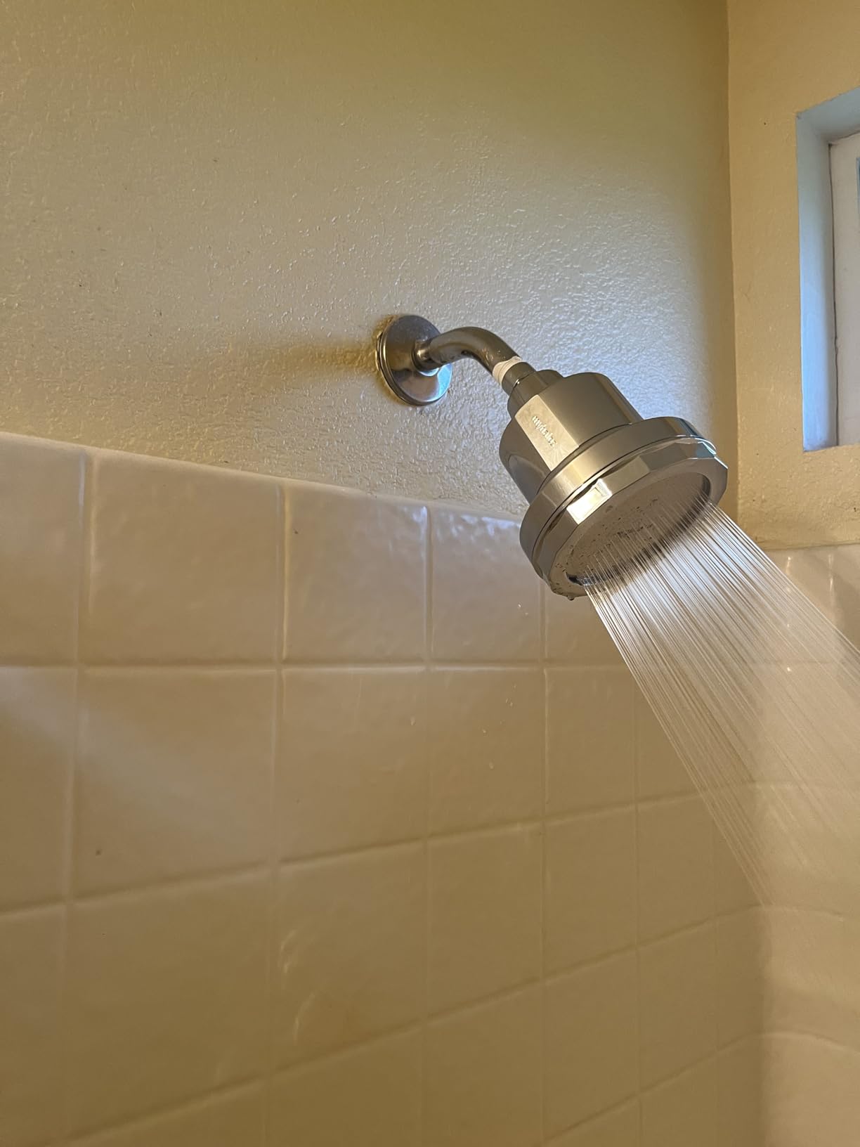 MyHalos Filtered Shower Head for Hard Water Filter - High Pressure, Removes Chlorine - Shower Head Filter for Hard Water Softener Showerhead, Easy Install, For Hair & Skin, Filtering (Chrome) customer photo 1