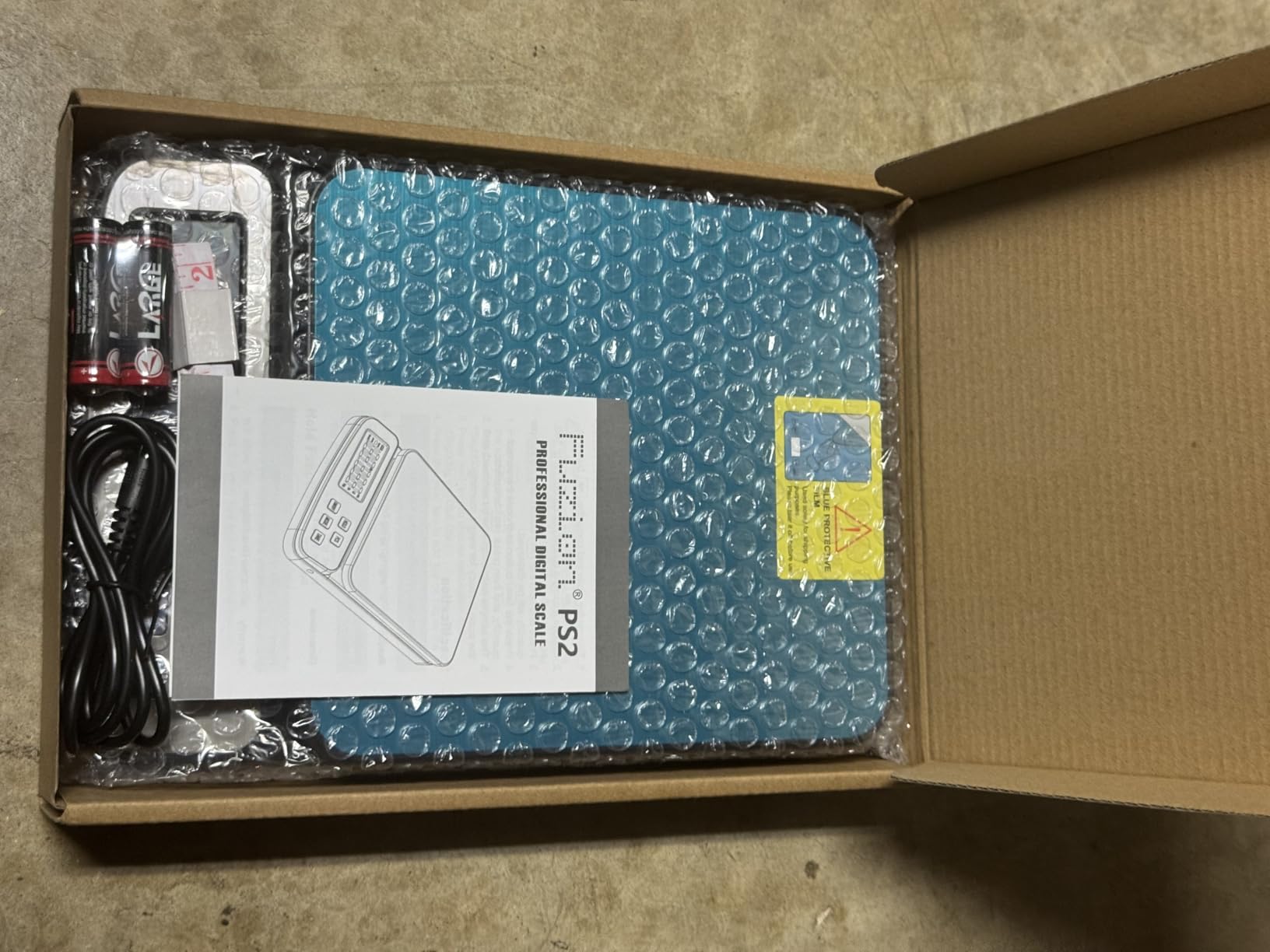 Fuzion Digital Shipping Postal Scale - 88lb x 0.1oz, Stainless Steel Platform, 5 Units, Hold/Tare/PCS Counting, Easy Calibration, Large LCD, Scale for Packages, All-in-1 Shipping Scale customer photo 2