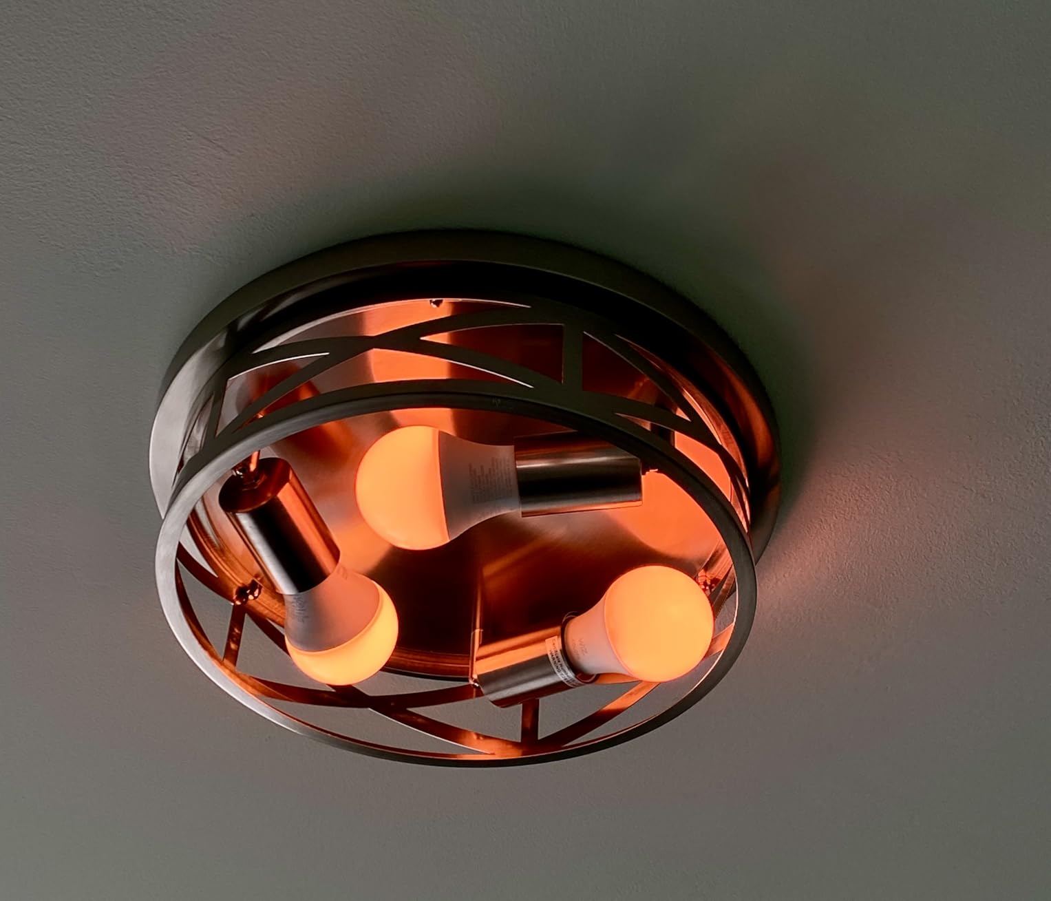WiZ Connected LED Smart Light Bulbs, Sunset to Sunrise Automation plus Motion Detection plus Control with Voice or App, Full Color A19 60W 800LM E26 Indoor, Matter Compatible - 1 Pack customer photo 1