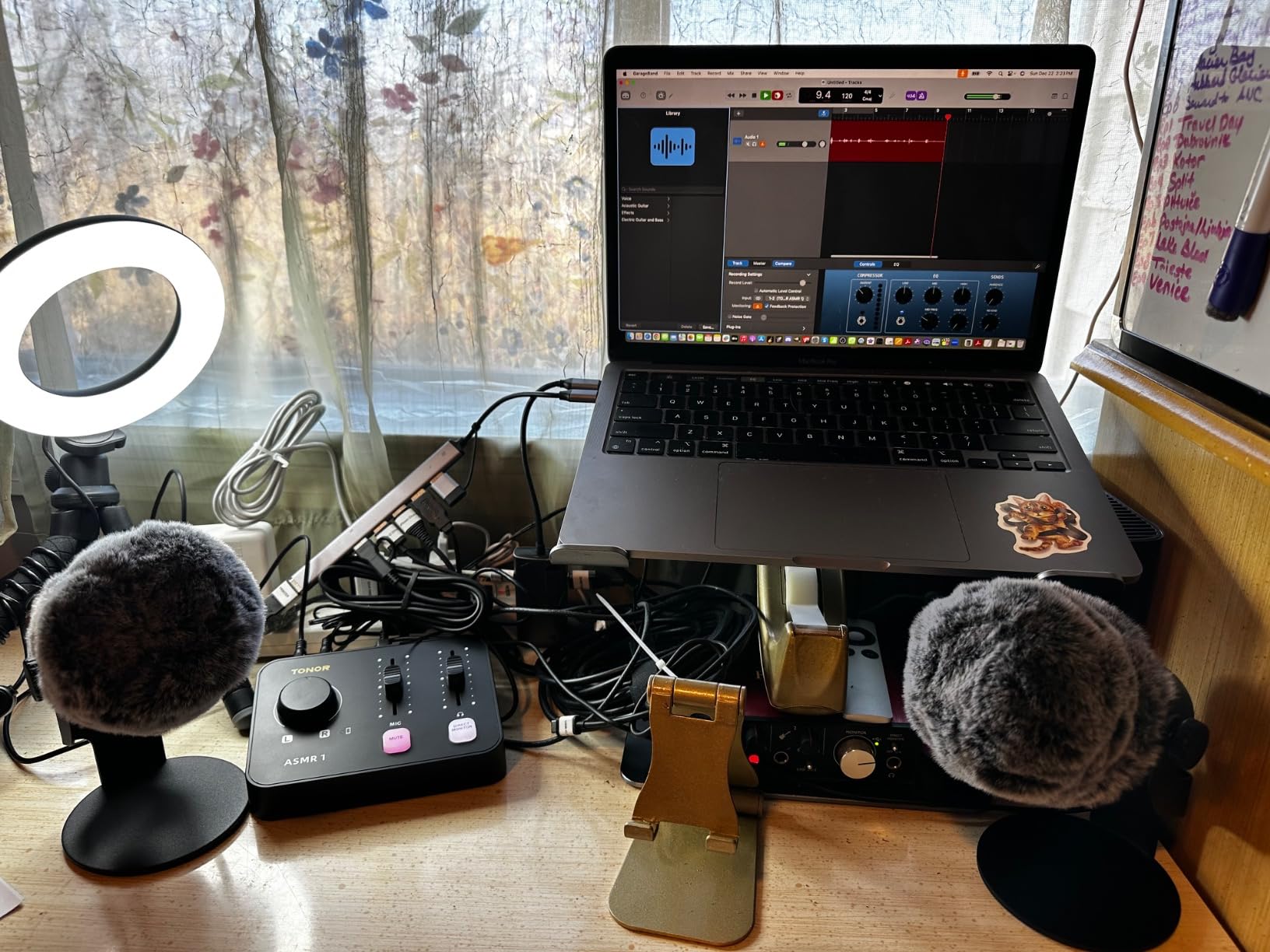 TONOR ASMR Microphone Equipment Bundle with Audio Interface, Immersive 3D Stereo Audio, Dual Condenser Mics with Audio Mixer customer photo 1