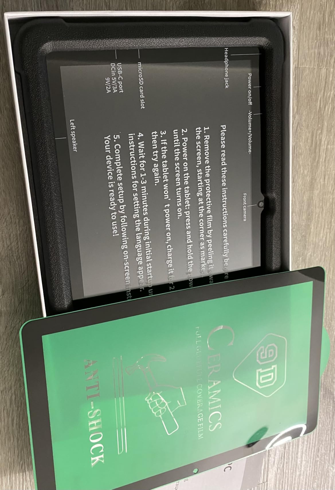 Tablet 10 Inch Android 14 Tablet, 16GB RAM 128GB ROM, 1TB Expansion, Octa-core, Large Capacity Battery, 5MP + 8MP Dual Camera, 5G/2.4G WiFi, Bluetooth 5.0, GPS, Drop-Proof Case - Black customer photo 2