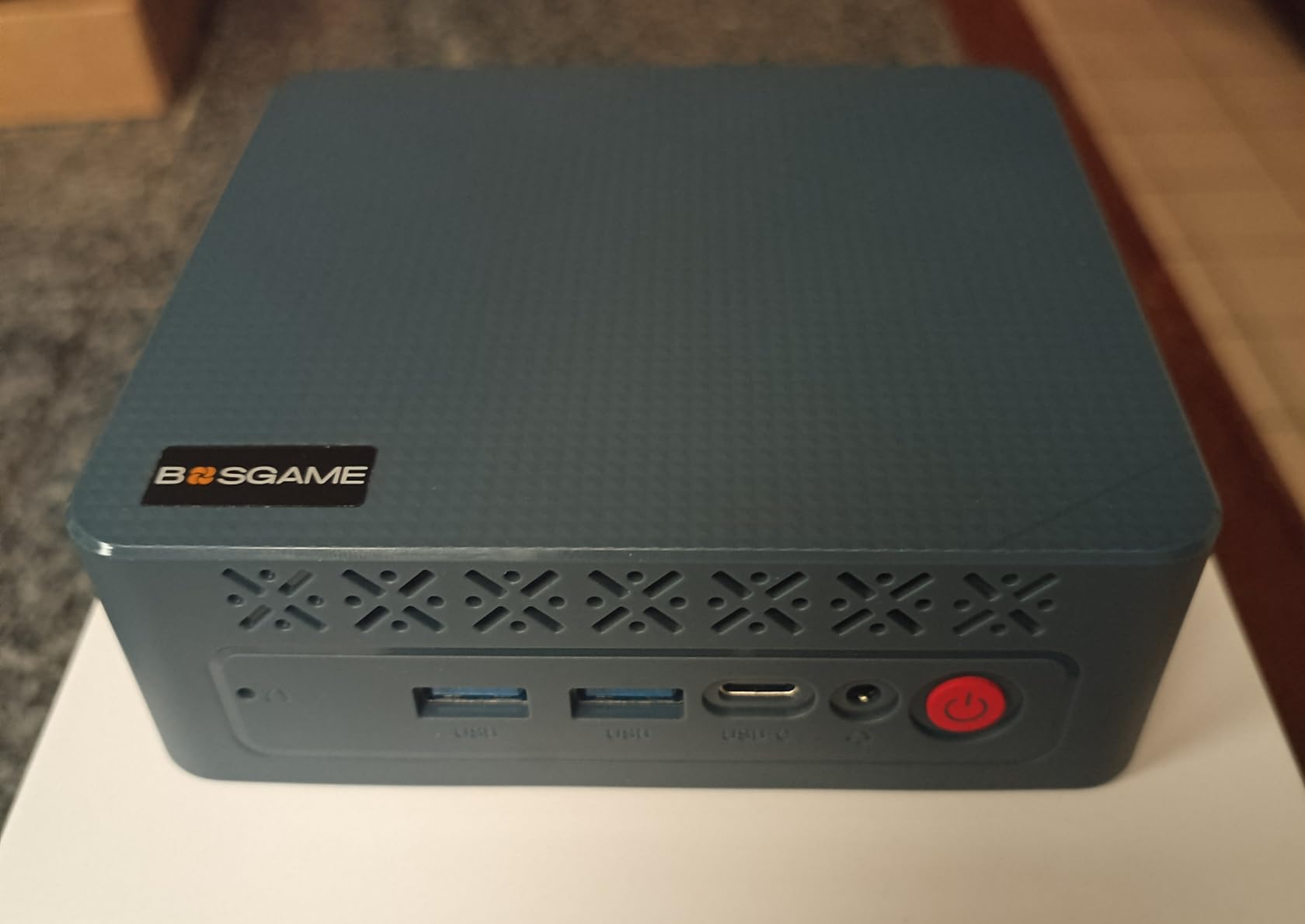 BOSGAME E2 Mini PC with AMD Ryzen 5 3550H, 16GB RAM 512GB NVMe SSD, Triple Displays via USB-C & Dual HDMI, Gigabit Ethernet, Compact Desktop Computer for Business, Office & School customer photo 2
