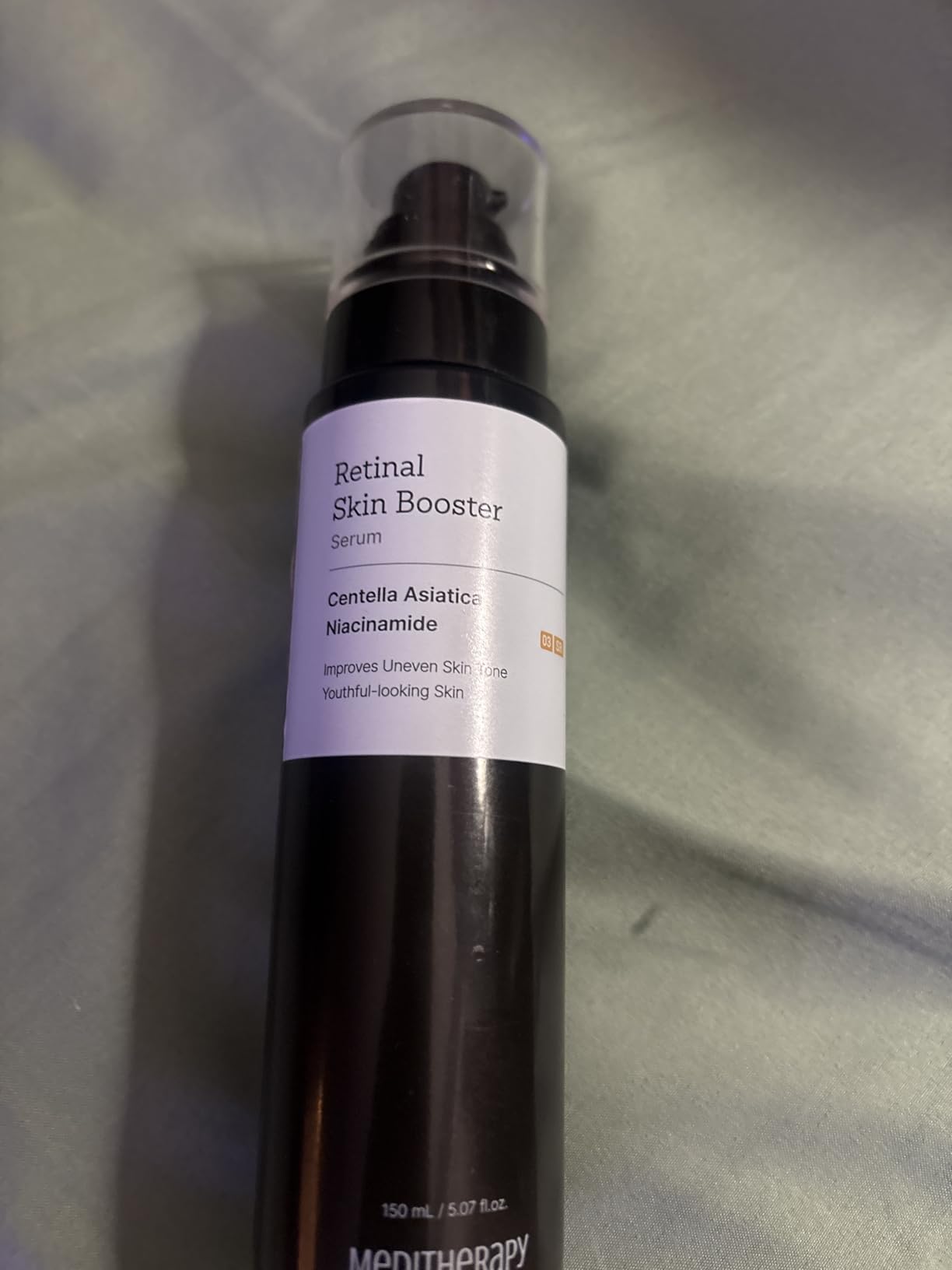 MEDITHERAPY Retinal Skin Booster Serum | Retinaldehyde, Niacinamide Anti-Aging Serum - K-Beauty Facial Serum for Fine Lines, Firming & Radiance | Hydrating Face Serum All Skin Types, 5.07 fl oz customer photo 2