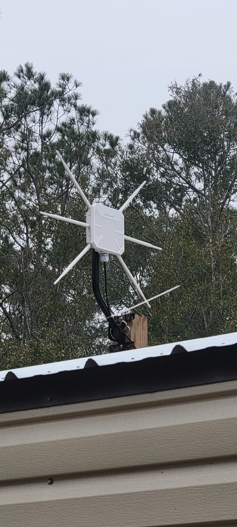 2026 AX3000 Outdoor WiFi 6 Extender, WAVLINK Long-Range WiFi Repeater/Access Point with Dual Band/PoE/IP67 Waterproof/6 x 7dBi Antennas, Supports Up to 256 Devices for Garage, Yard, RV, Farm customer photo 2