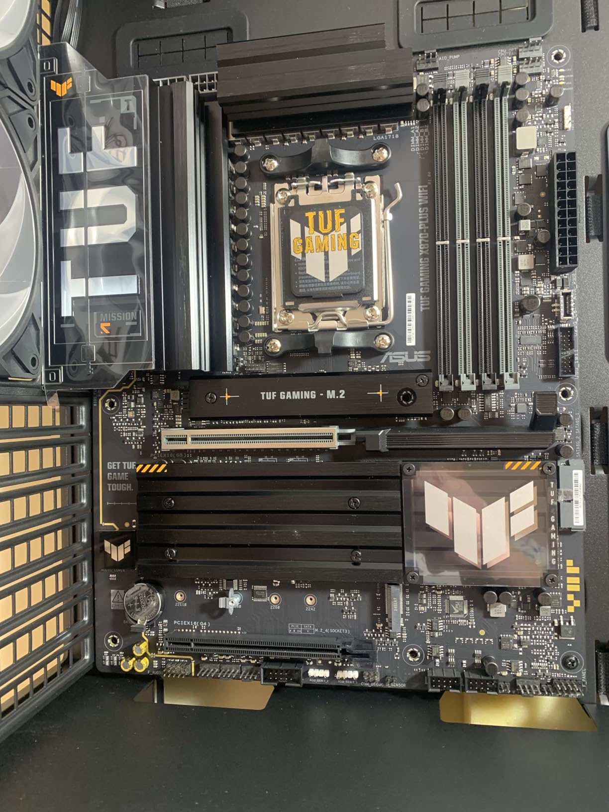 ASUS TUF Gaming X870-PLUS WiFi AMD AM5 X870 ATX Motherboard customer photo 2