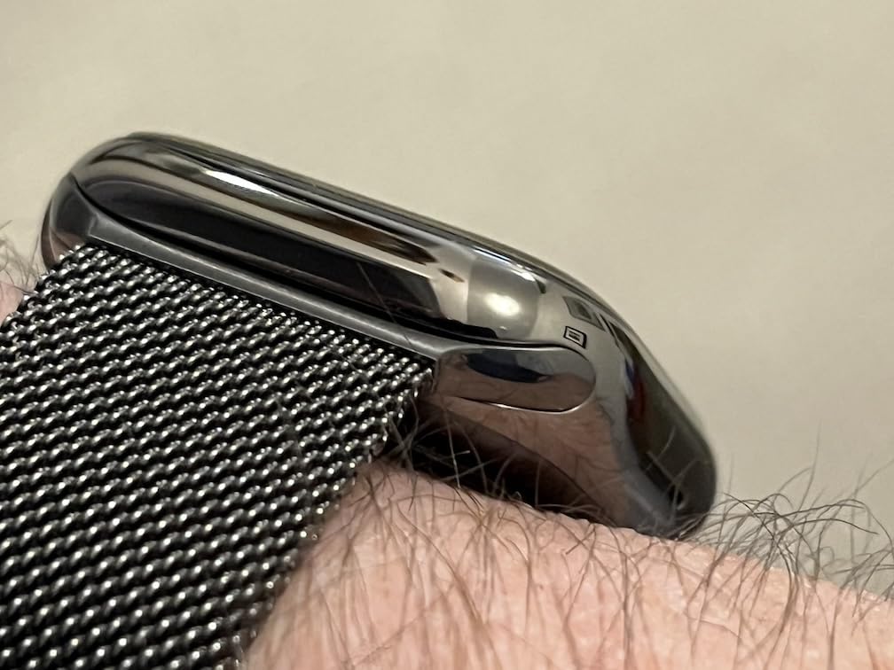 Apple Watch Band - Milanese Loop (49mm) - Natural Titanium - Small customer photo 1