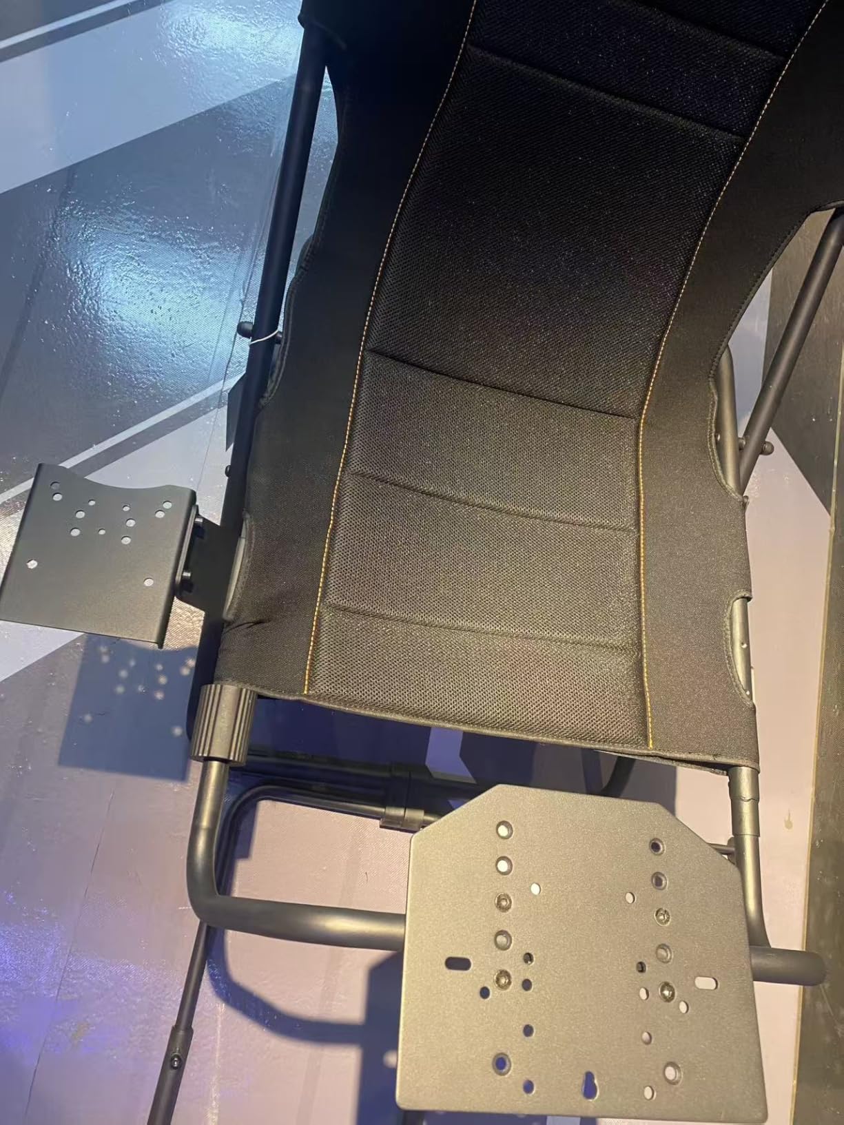 ARES WING Foldable Racing Simulator Cockpit, Racing Wheel Stand with Seat, Formula and GT Sim Racing Cockpit Compatible with Fanatec, Driving Simulator Compatible with Moza Games on PS5 and PC customer photo 2