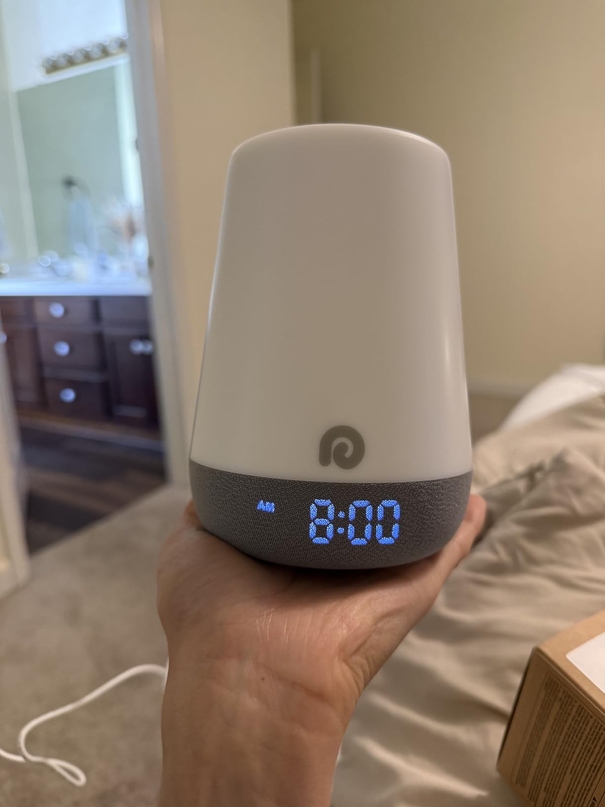 Dreamegg Sound Machine Baby - White Noise Sound Machine Baby With Night Light, Ok to Wake Alarm Clock, 34 Soothing Sounds, Sleep Trainer customer photo 2