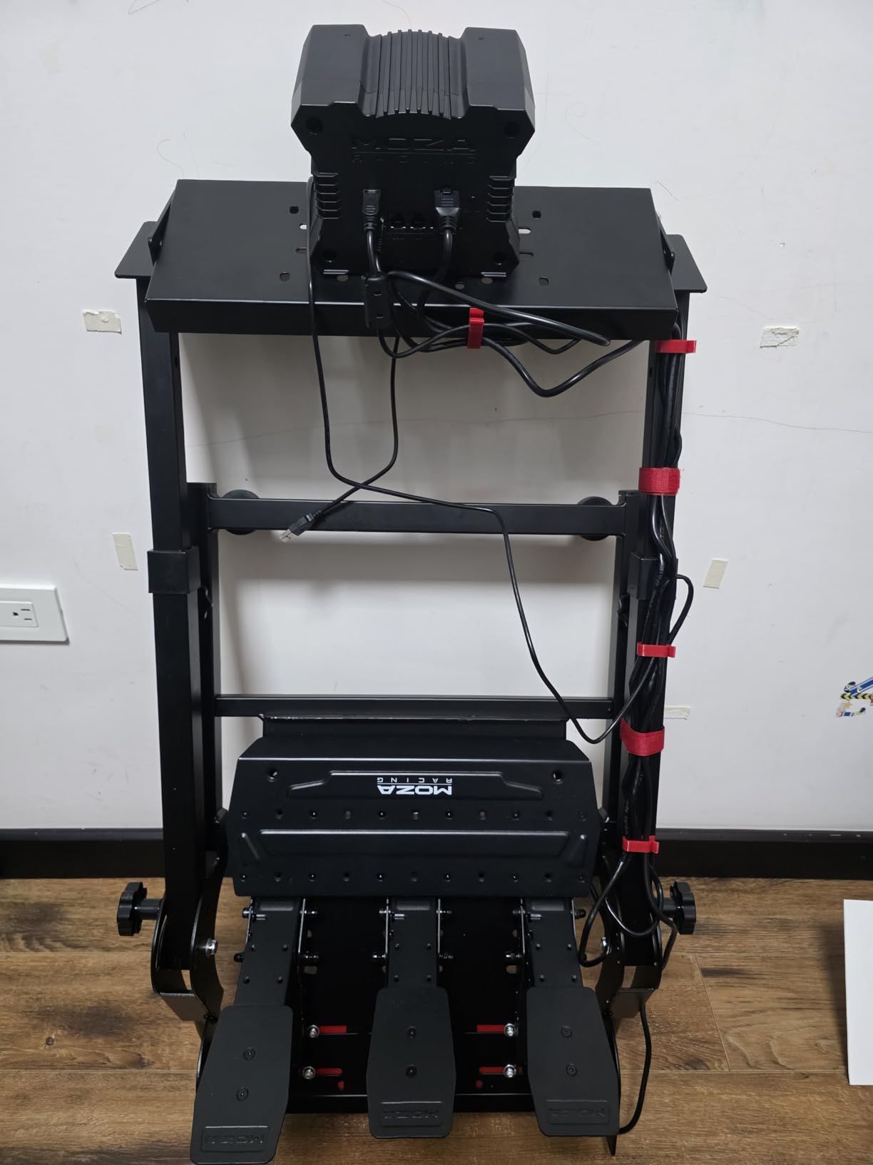 PXN Steering Wheel Stand - A10 Foldable&Adjustable Racing Wheel Stand, 23 lb Heavy-Duty Frame, Portable Sim Racing Cockpit, Universal Fit for V10/V99/VD4/VD6, G29/G920/G923, R3/R5, T248, DD Pro &More customer photo 2