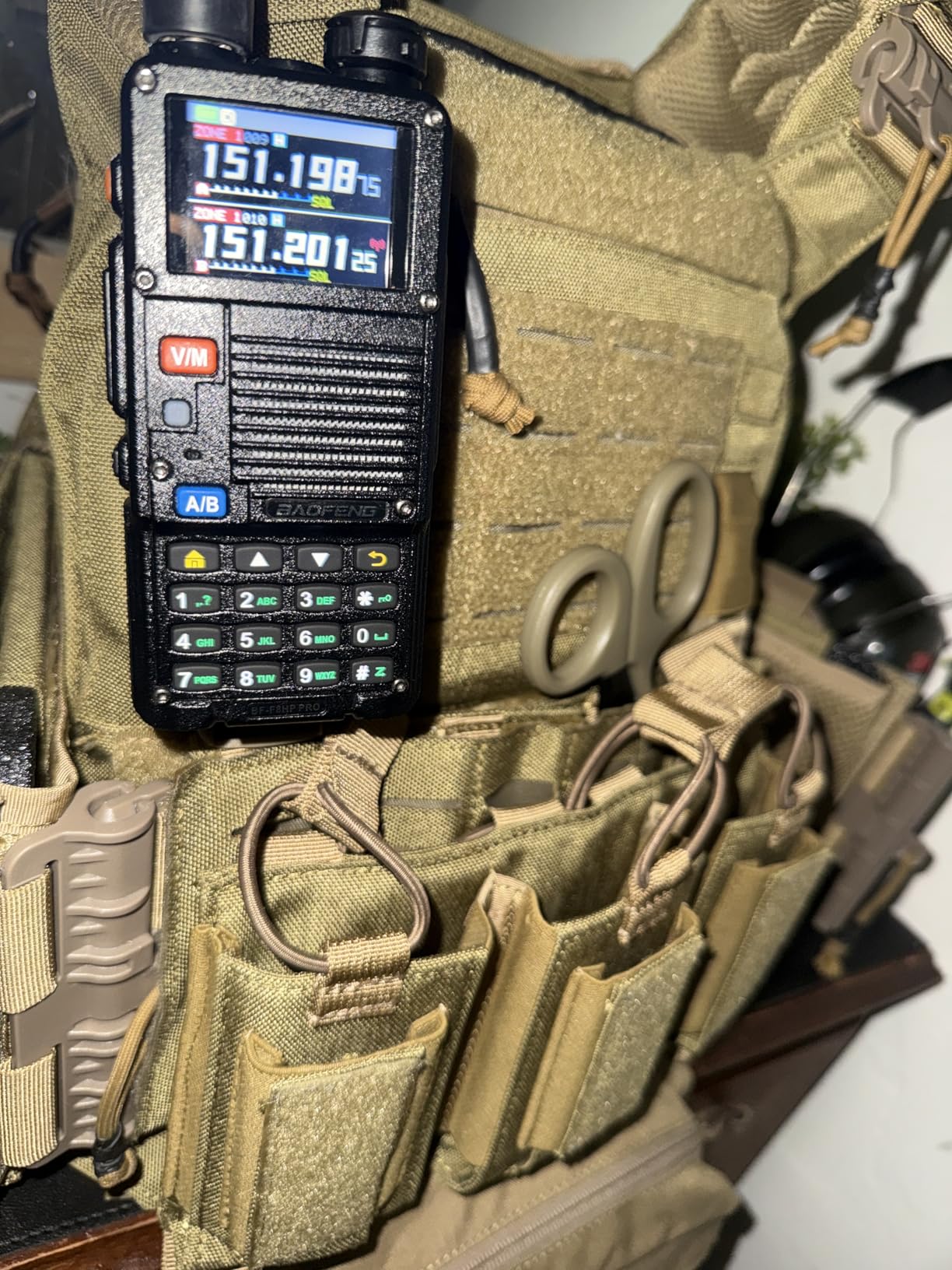 BF-F8HP PRO 10W Tri-Band Two-Way Radio - UV-5R 7th Gen, 1000 Channels, GPS & NOAA Weather, Aviation/VHF/UHF/1.25m Scanner, IP54 Rugged, USB-C Rechargeable Battery customer photo 2
