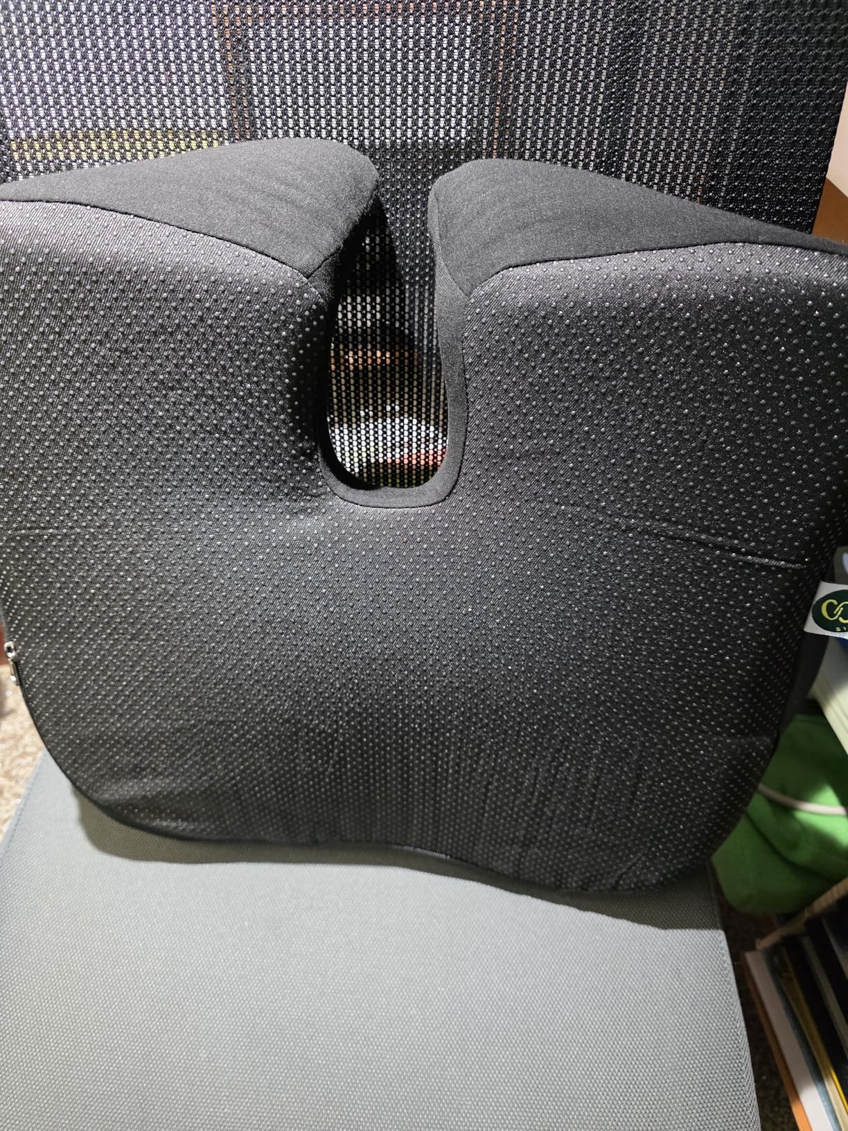 Extra Large Memory Foam Seat Cushions for Office Chairs, Pressure Relief Seat Cushion for Tailbone Pain Relief, Sciatica & Back Pain, Ergonomic Office Chair Cushion for Long Sitting & Driving (Black) customer photo 2