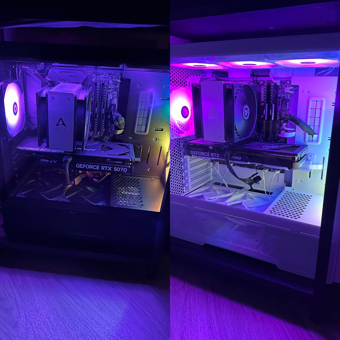 LIAN LI LANCOOL 207 Compact ATX RGB Gaming Computer Case, Airflow Optimized Mesh Panels Tower Chassis w/ 2x140mm ARGB,2x120mm PWM Fans Pre-Installed, USB Type-C Port, Tempered Glass Side Panel (Black) customer photo 1