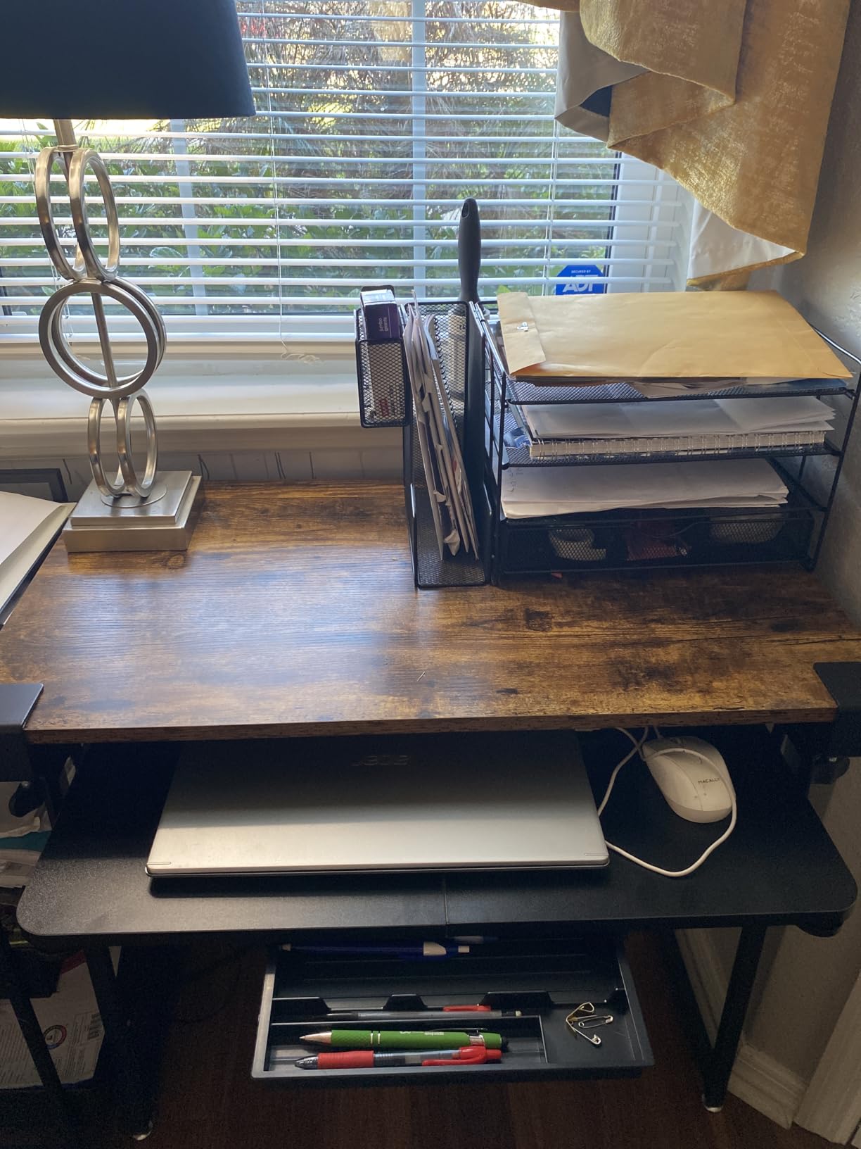 HUANUO Large Under Desk Keyboard Tray with Sturdy C-Clamp Mount, 26 (30.16