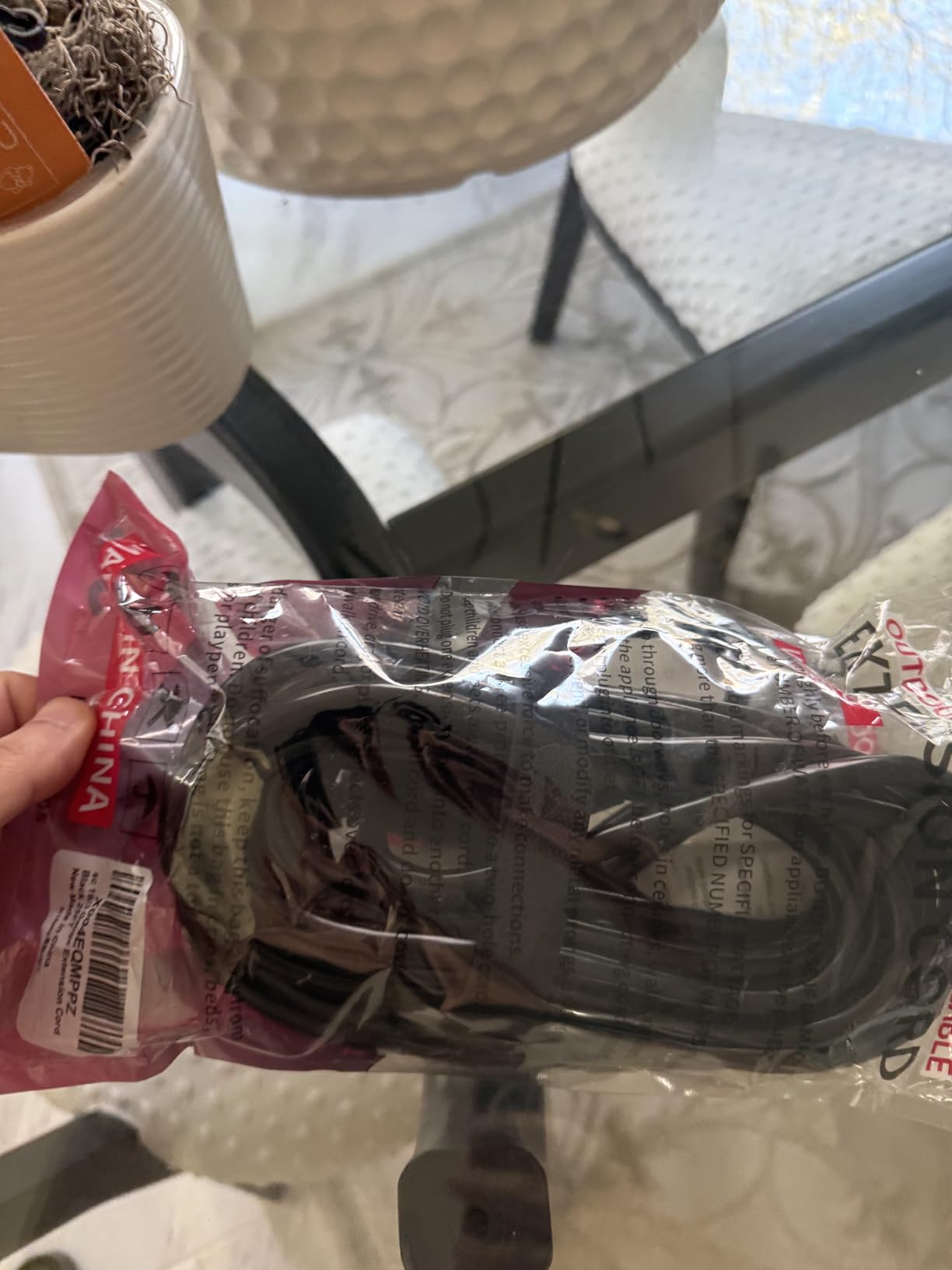 16/3 50 FT Outdoor Extension Cord Waterproof, Weatherproof & Flame Retardant Black 3 Prong Power Cord Outside for Lawn & Garden, 13 Amps 1625 Watts 125 VAC 16AWG SJTW, ETL Listed customer photo 2