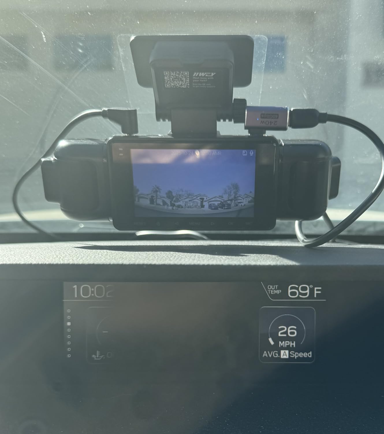 IIWEY N5 4 Channel Dash Cam 360 View, 1080P Front and Rear Inside, Left Right Dash Camera for Cars, 8 IR Lamps Night Vision, 5G WiFi & APP Control, G-Sensor, Parking Mode, with a Free 128GB SD Card customer photo 1