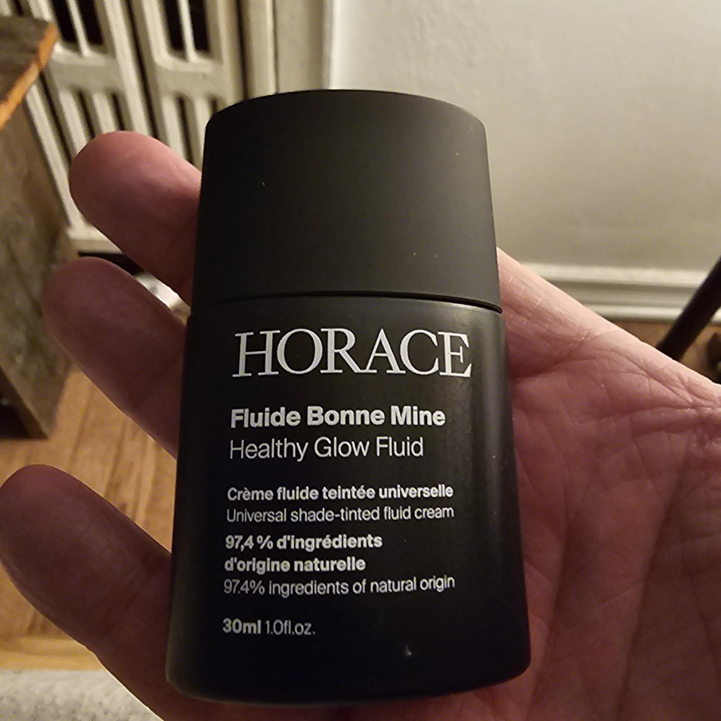 HORACE Healthy Glow Fluid for Men - Tinted Fluid Cream - Universal Shade for All Skin Types - 97% Organic & Natural Ingredients - No Parabens, Silicones, or Mineral Oils - 30 ml customer photo 1